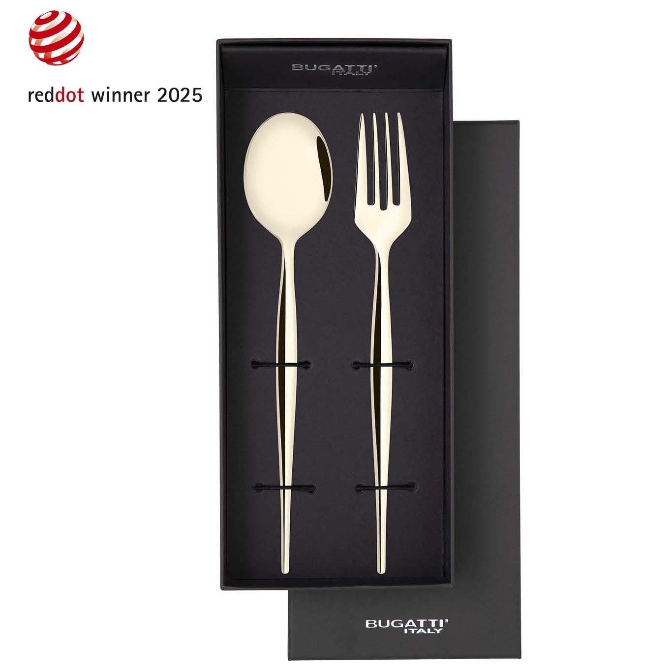 Natura Champagne 2 Piece Serving Set