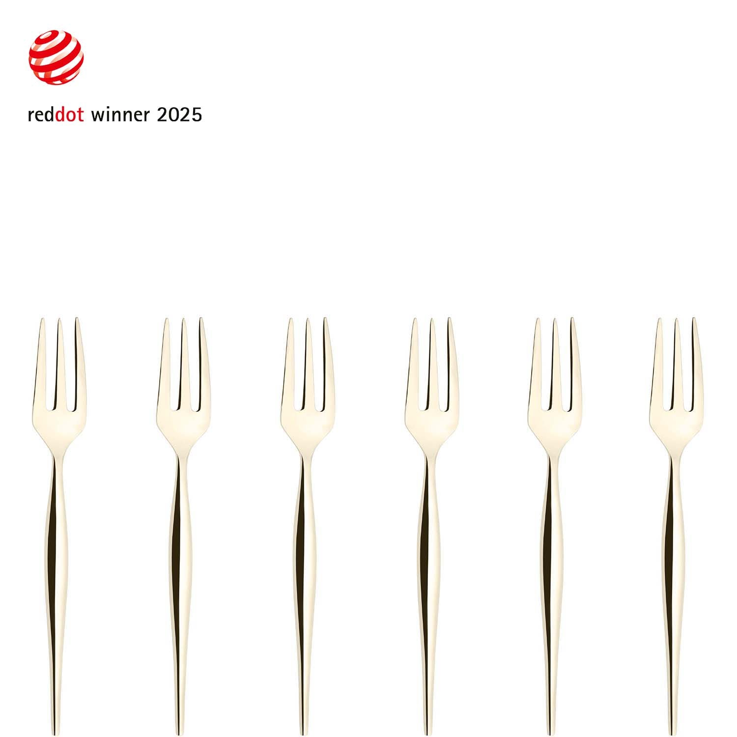 Natura Champagne Cocktail Forks Set-Casa Bugatti USA