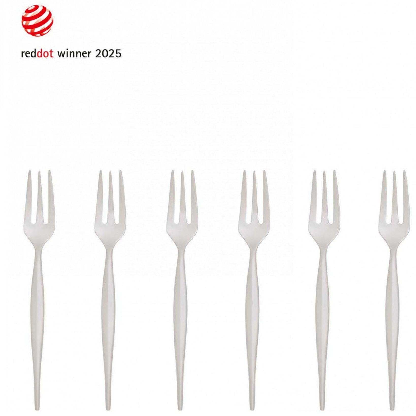 Natura Matte Cocktail Forks Set-Casa Bugatti USA