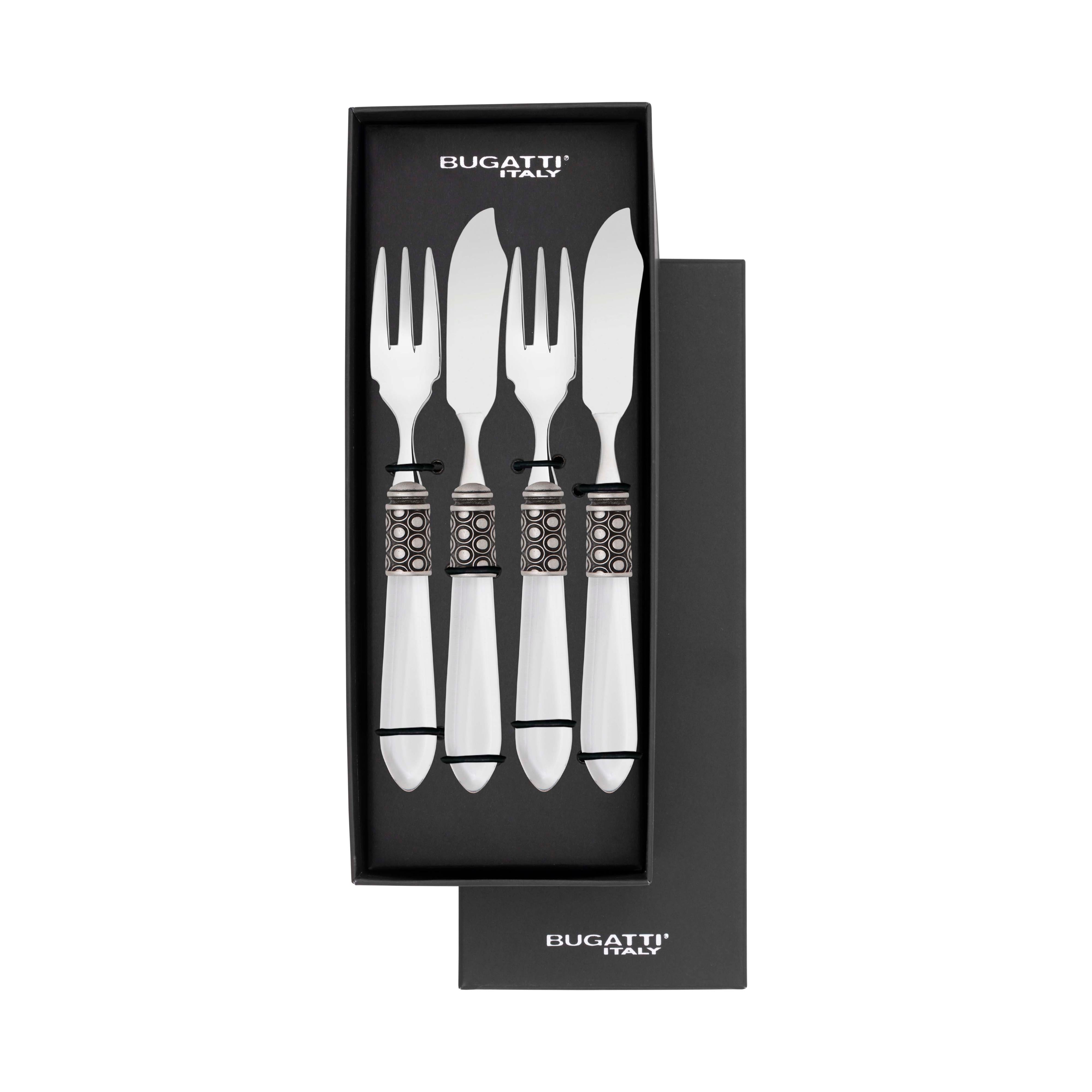 Optical Antique 12 Piece Fish Set - clear