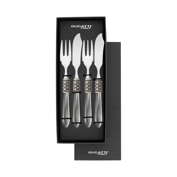 Optical Antique 12 Piece Fish Set - Gray