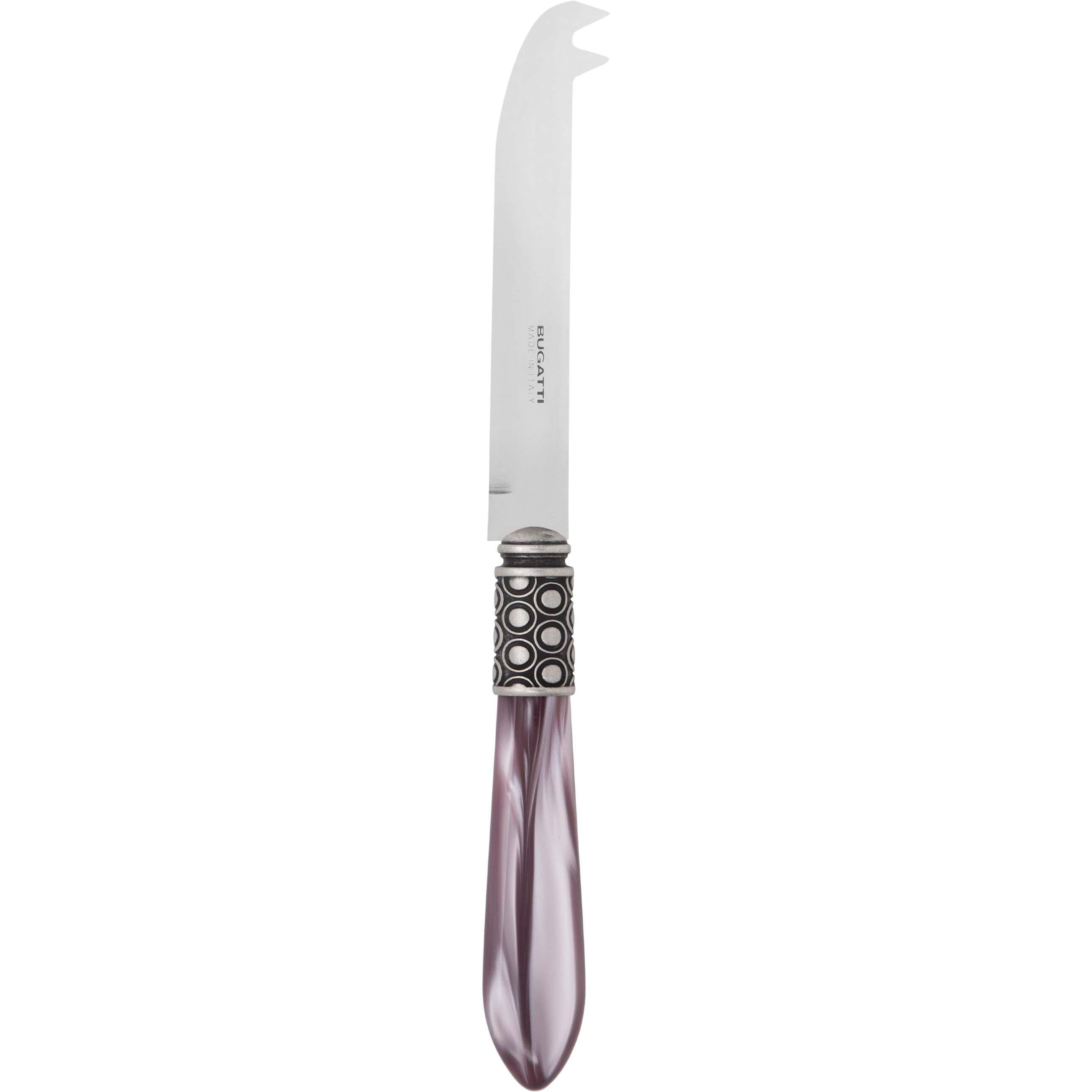 Optical Antique 2 point "deer" cheese Knife - lilac