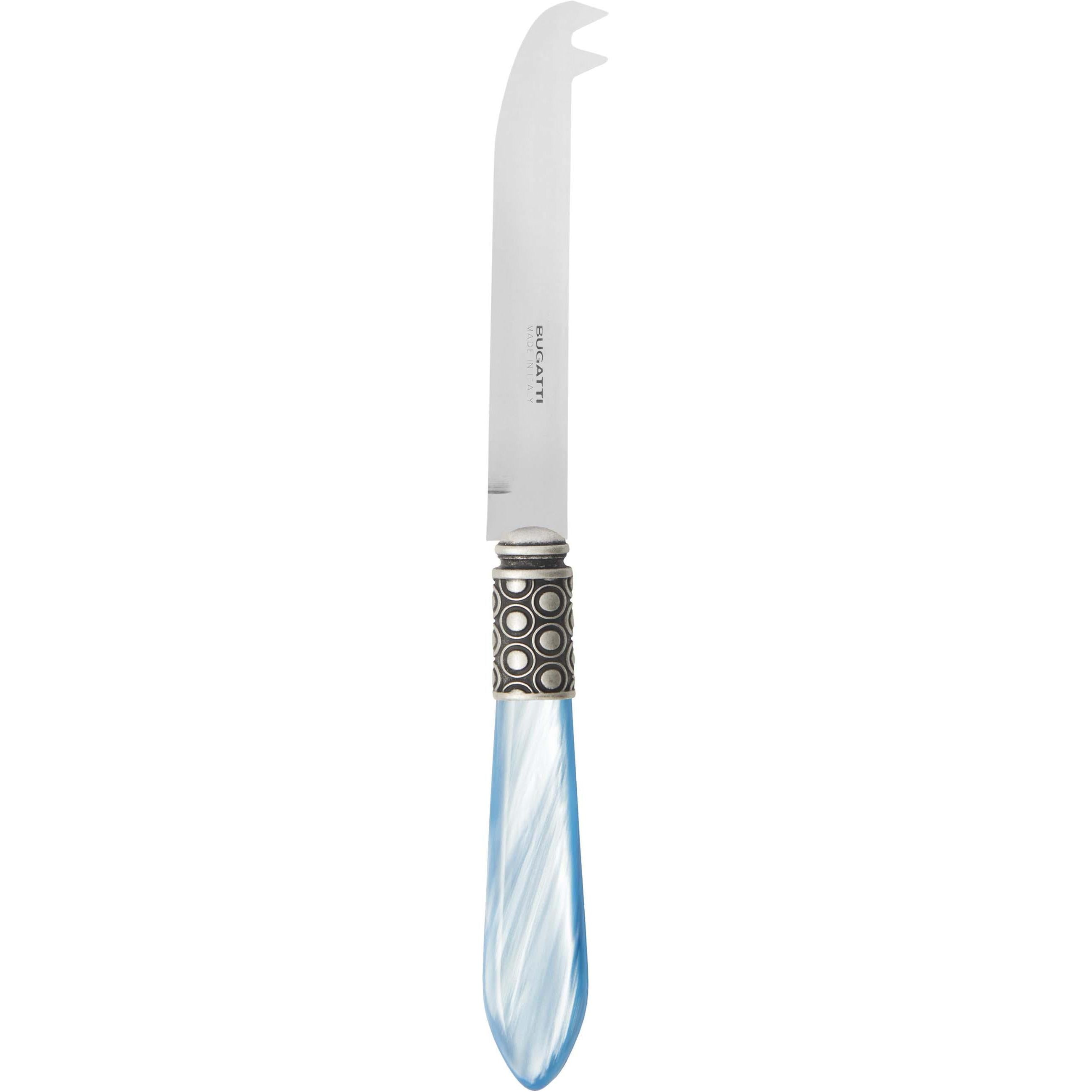 Optical Antique 2 point "deer" cheese Knife - sky blue-Casa Bugatti USA