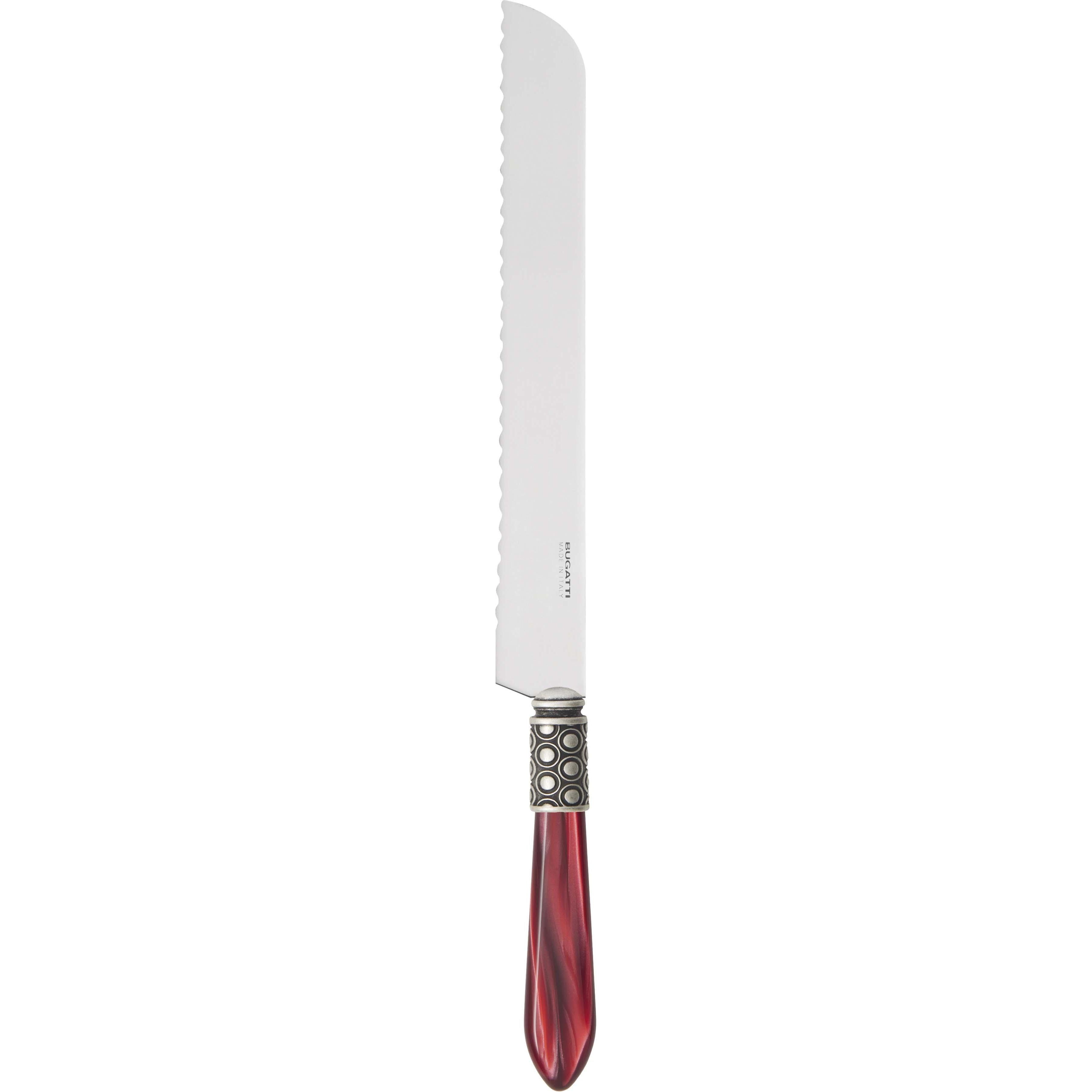 Optical Antique Bread Knife - burgundy