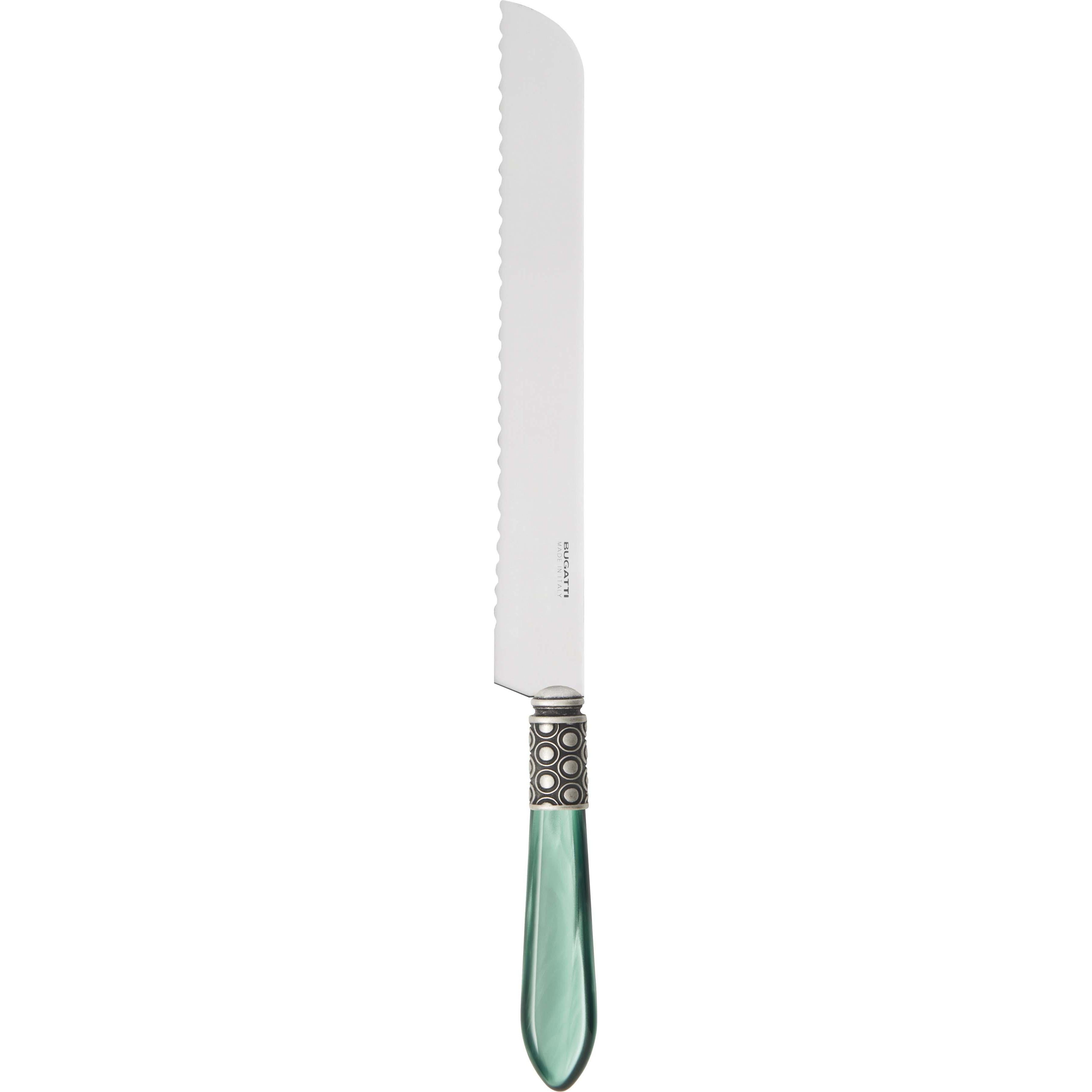 Optical Antique Bread Knife - green