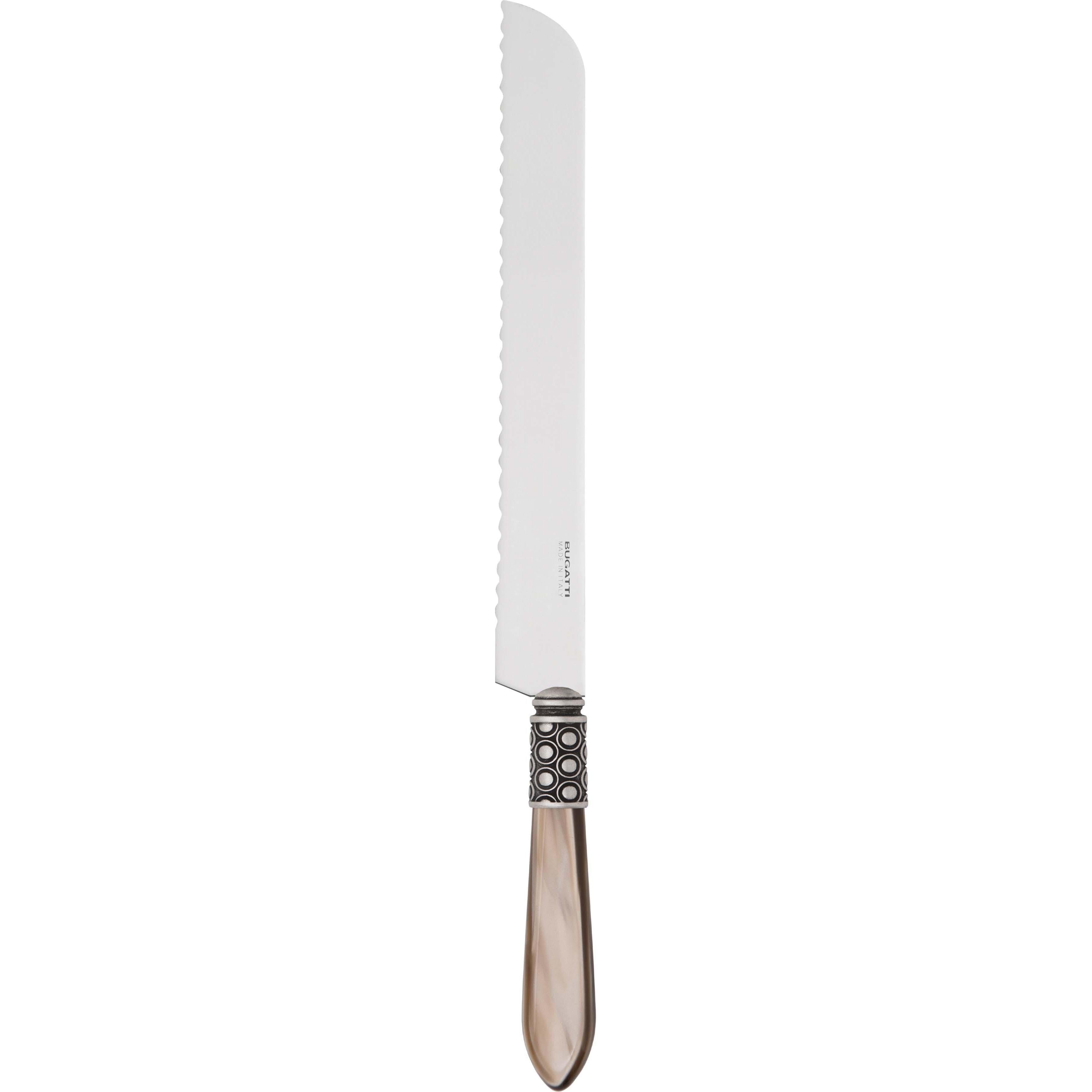 Optical Antique Bread Knife - taupe