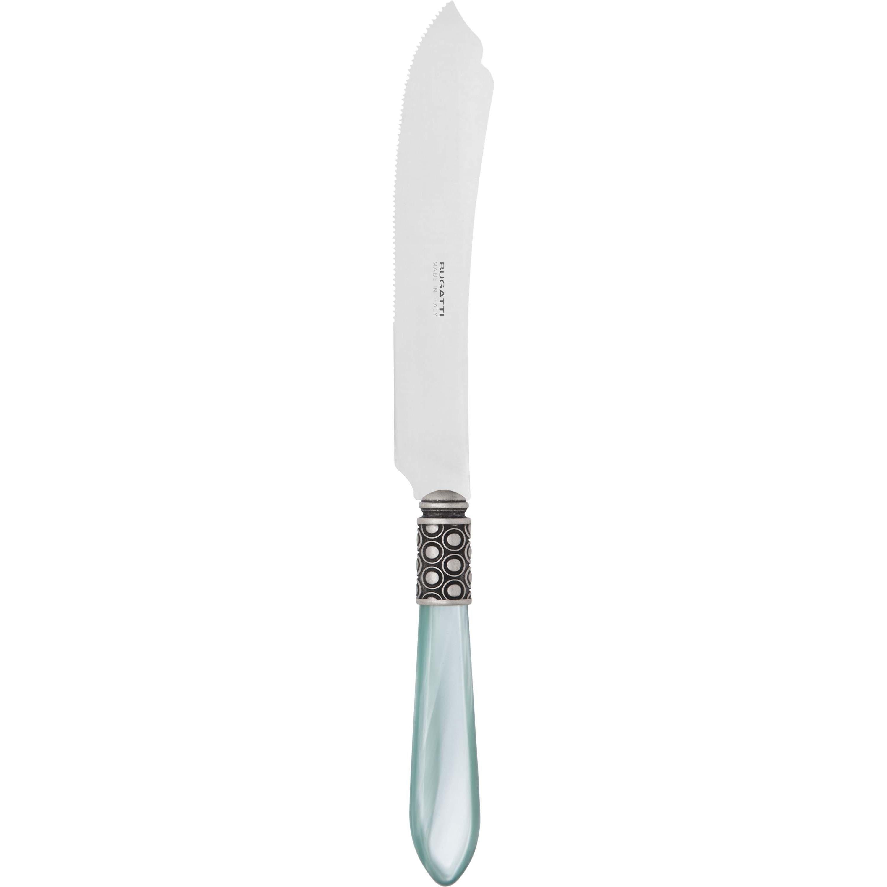 Optical Antique Cake Knife 28 cm (11.02 inch) - aqua