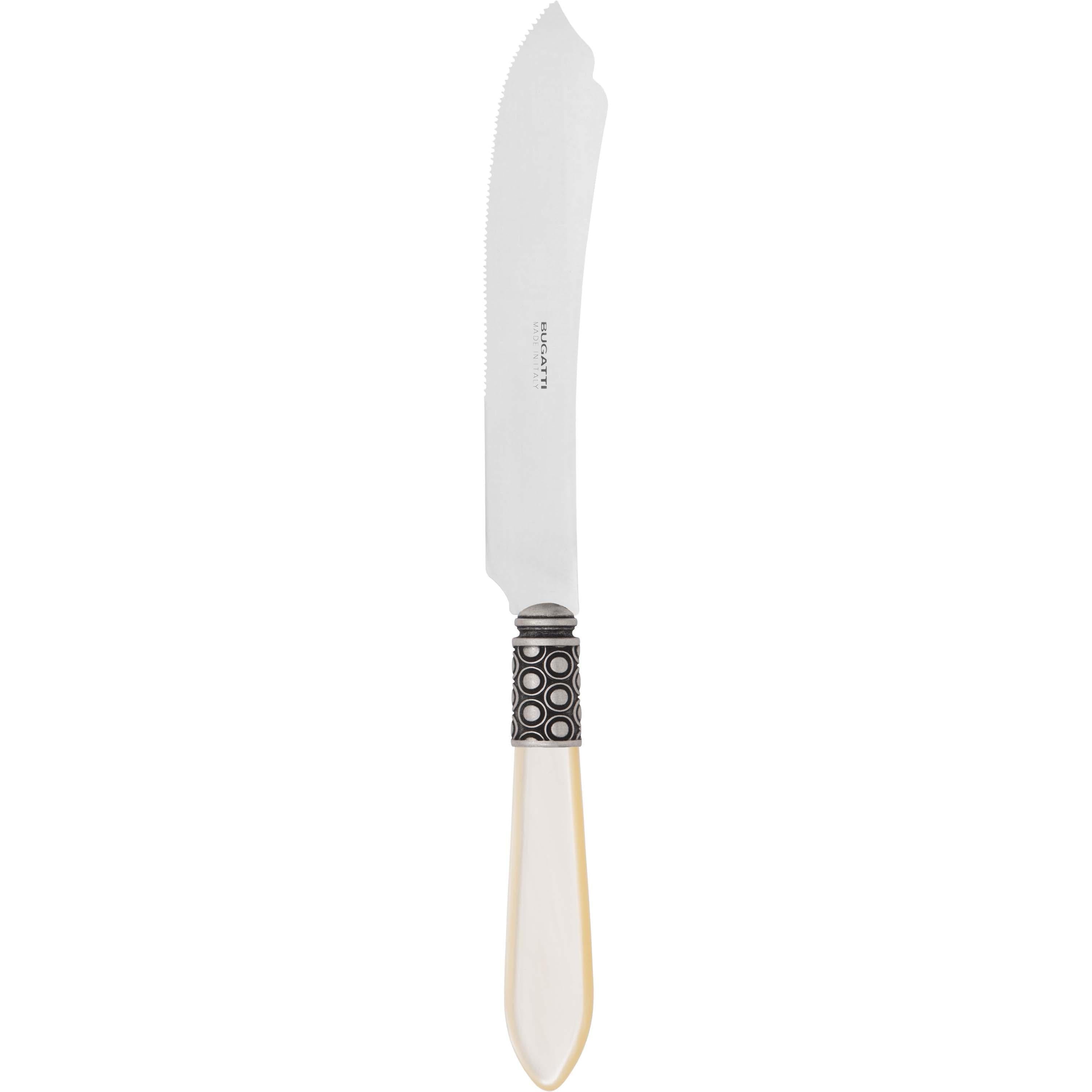 Optical Antique Cake Knife 28 cm (11.02 inch) - Ivory