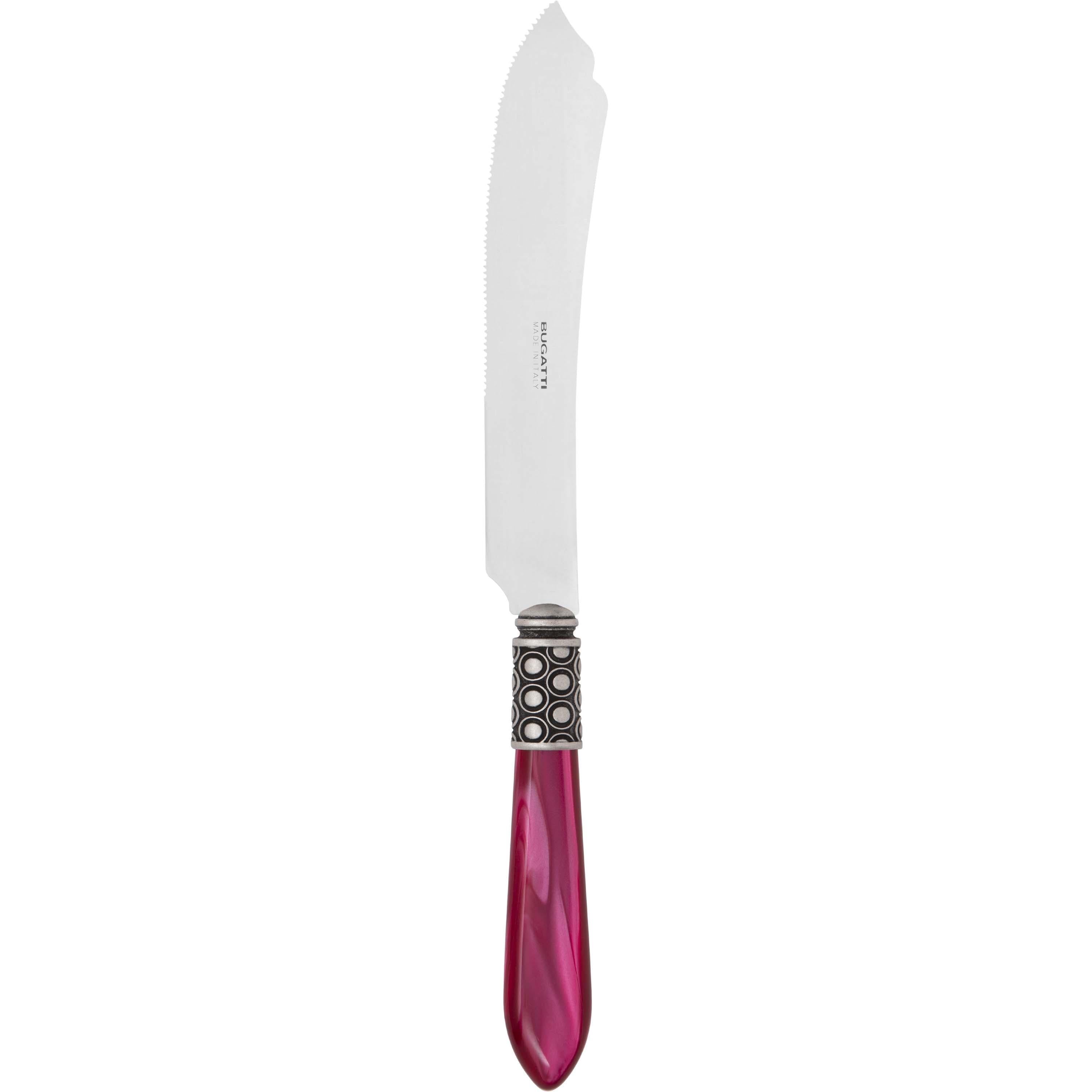 Optical Antique Cake Knife 28 cm (11.02 inch) - raspberry