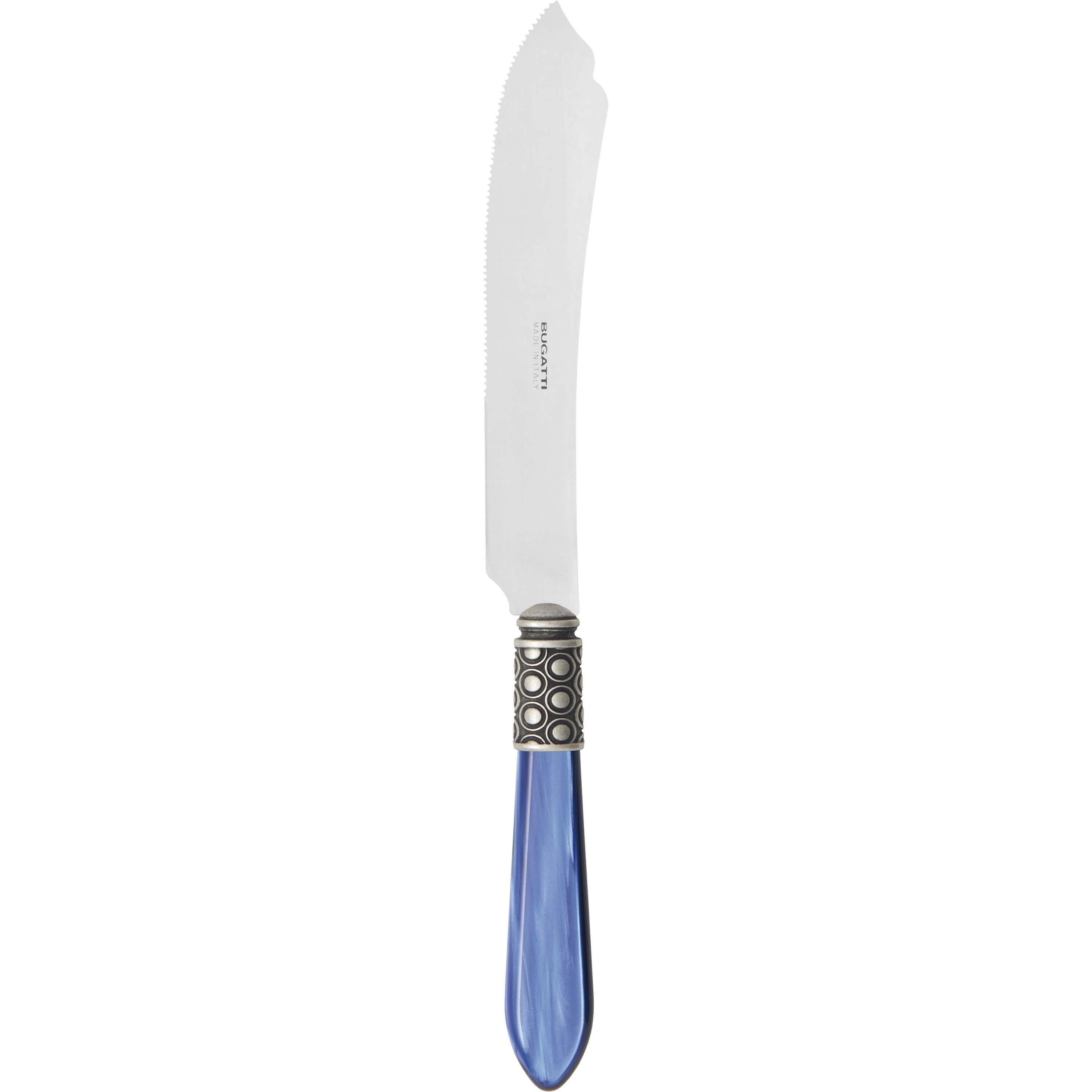 Optical Antique Cake Knife 28 cm (11.02 inch) - royal blue