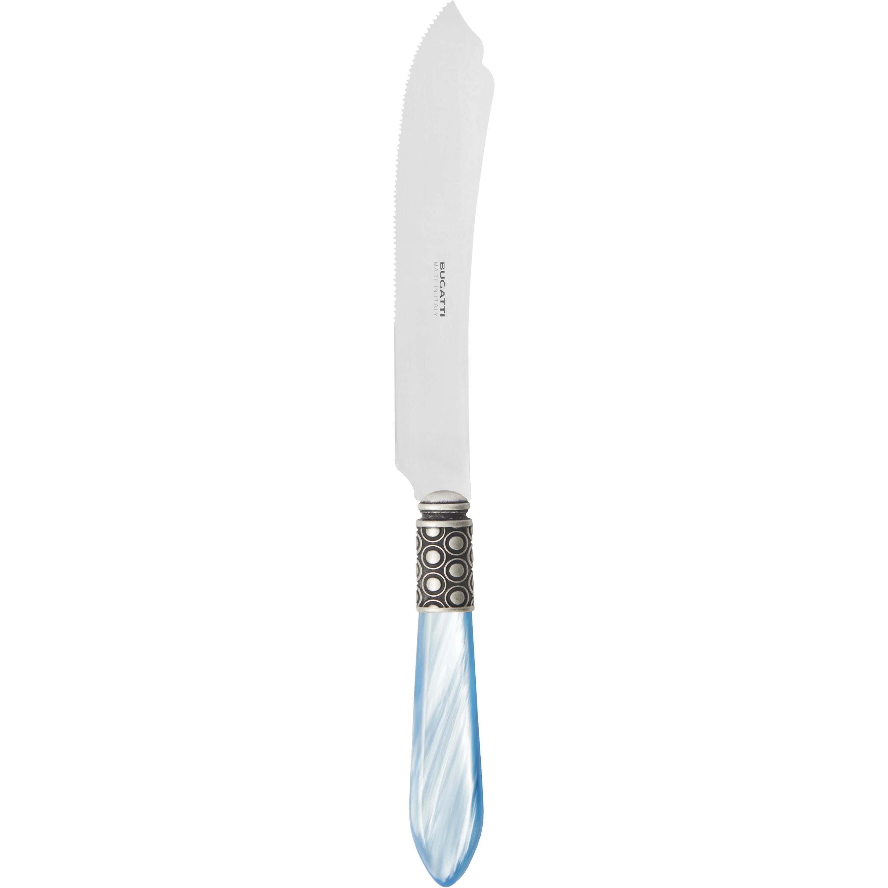 Optical Antique Cake Knife 28 cm (11.02 inch) - sky blue