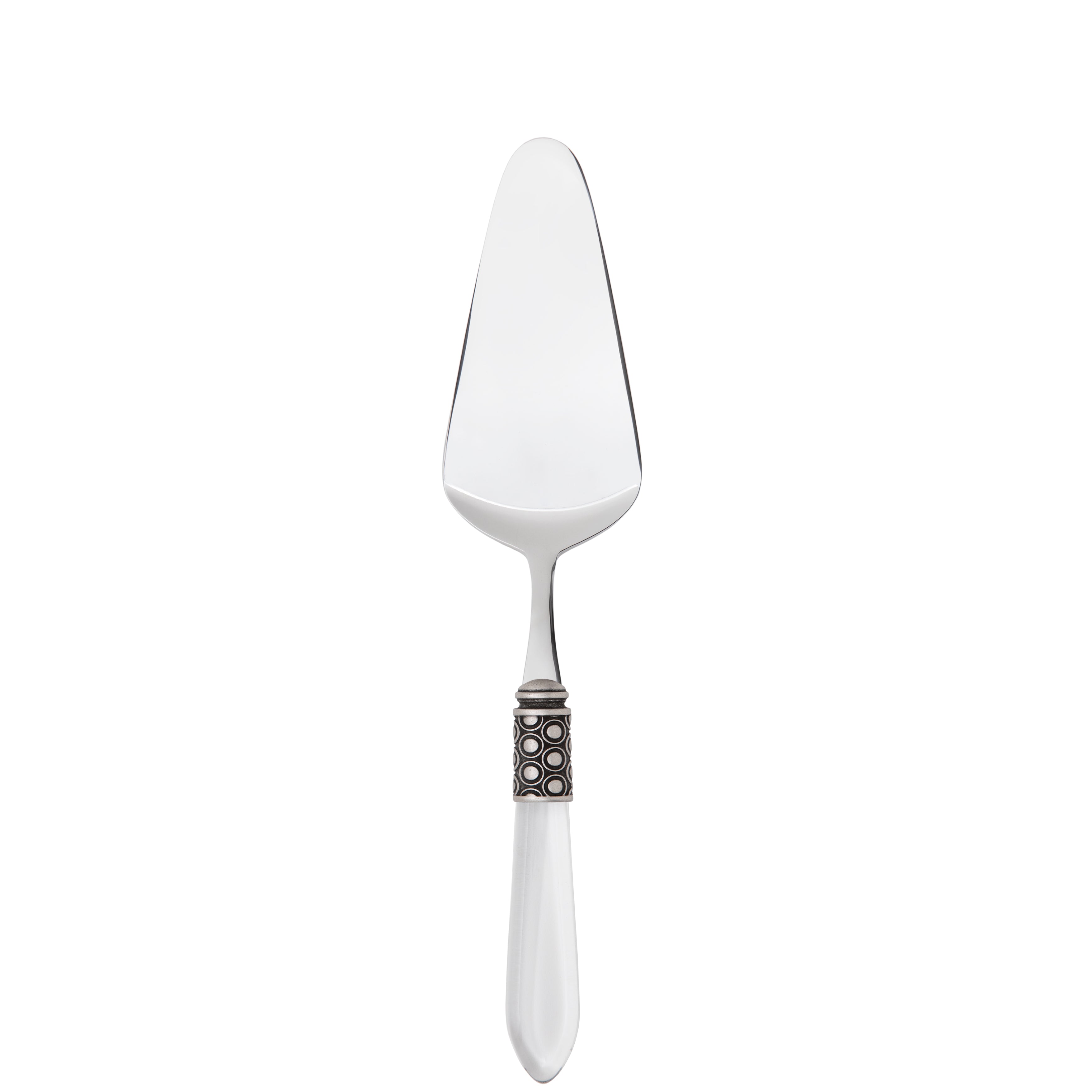 Optical Antique Cake Server in gift box - clear