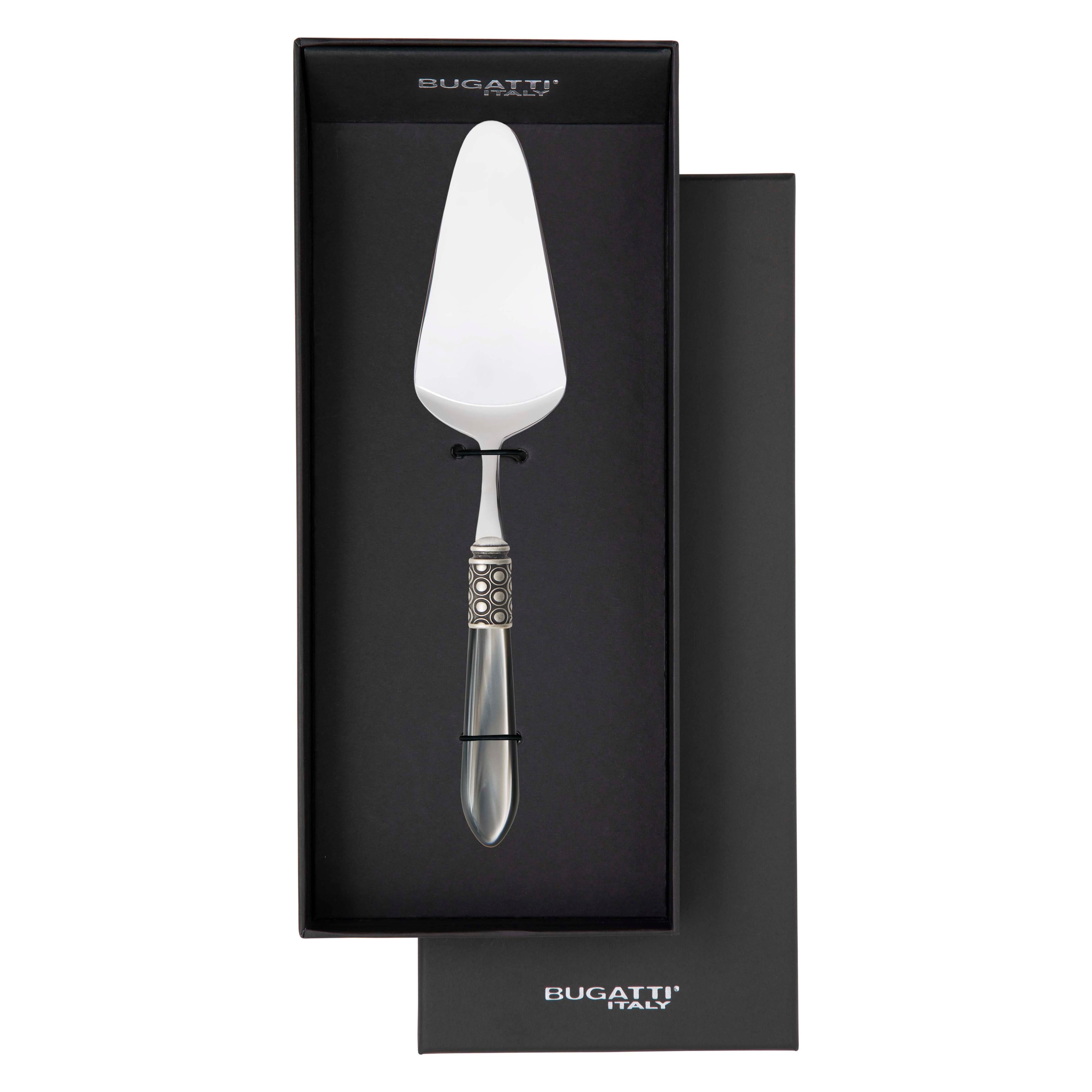 Optical Antique Cake Server in gift box - gray