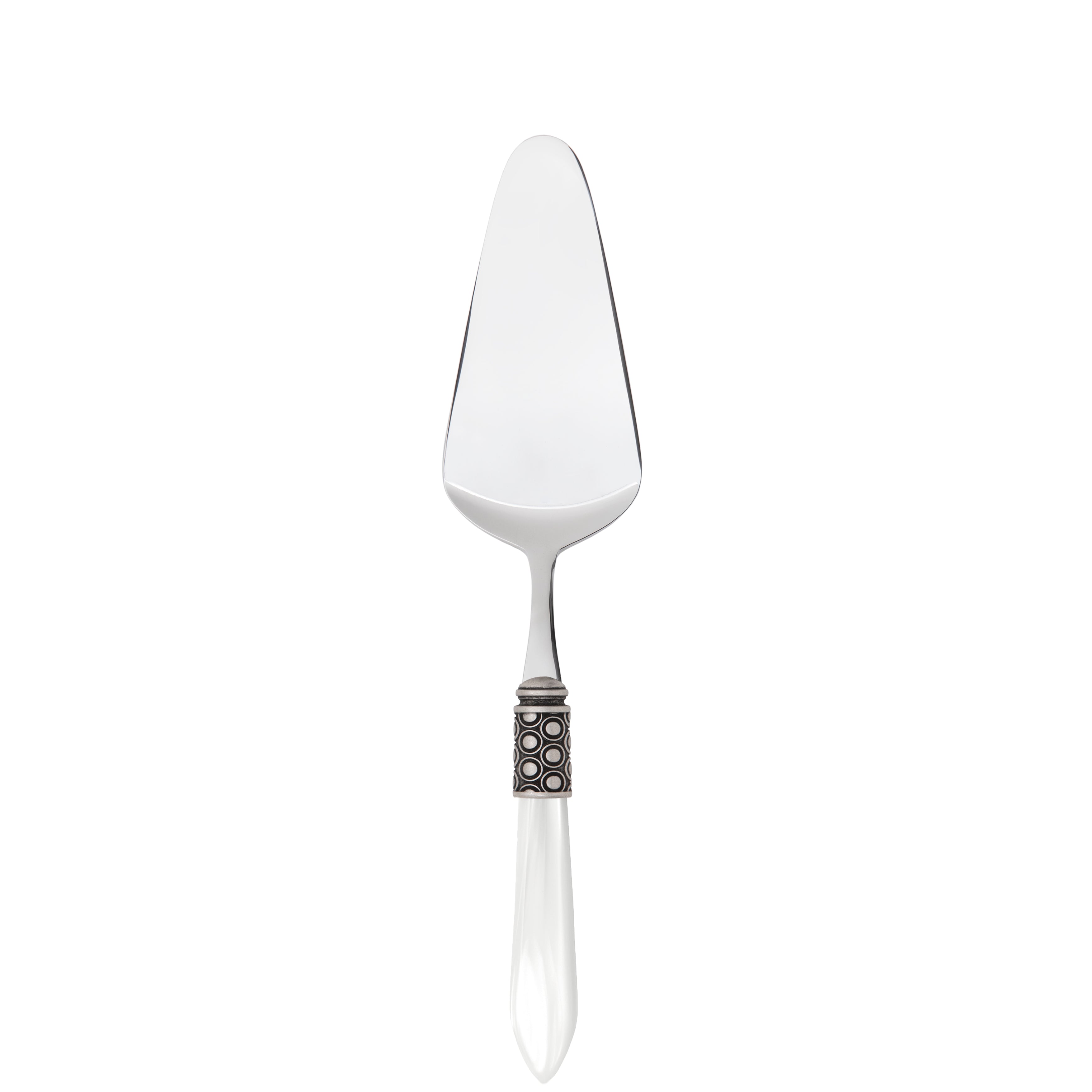Optical Antique Cake Server in gift box - white