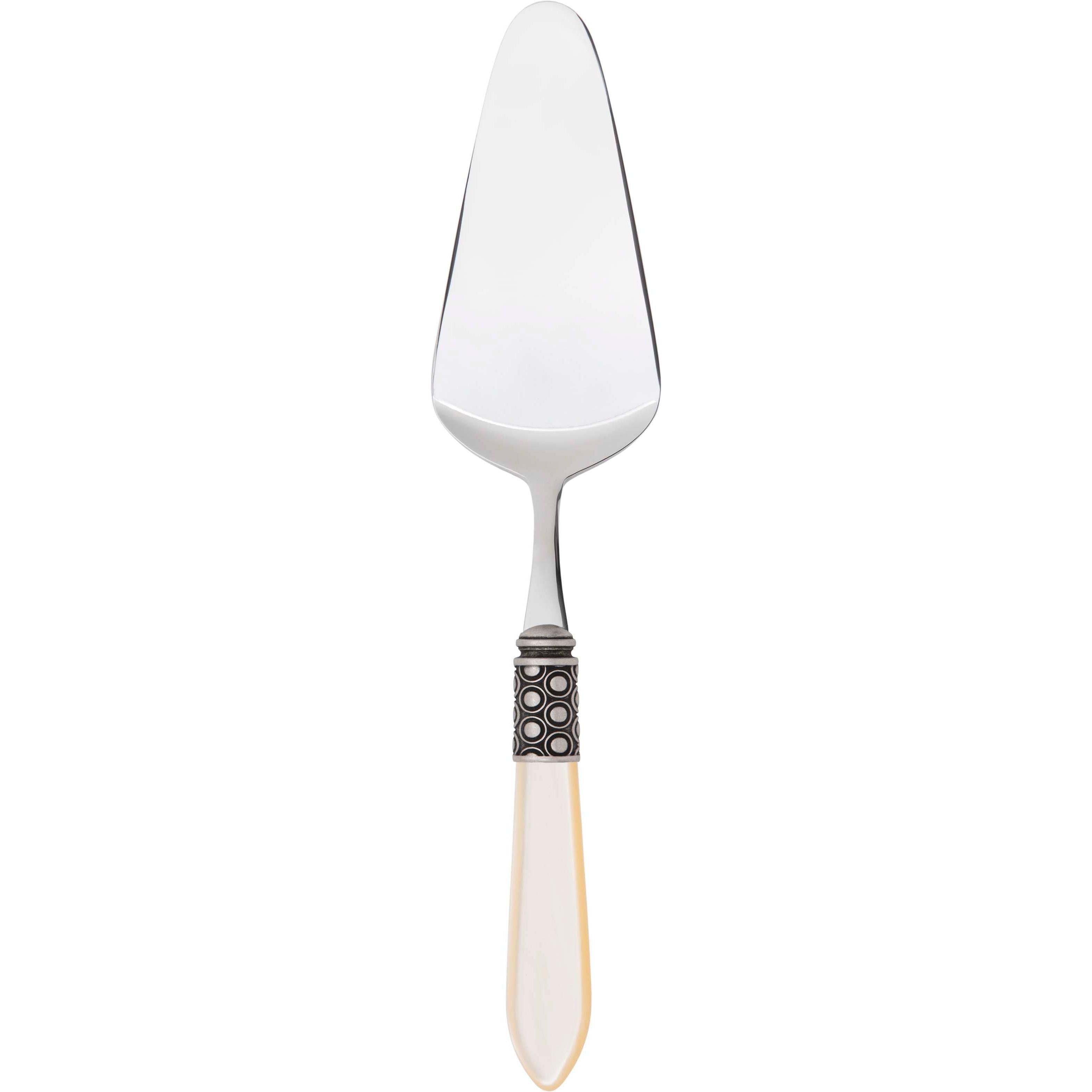 Optical Antique Cake Server - Ivory