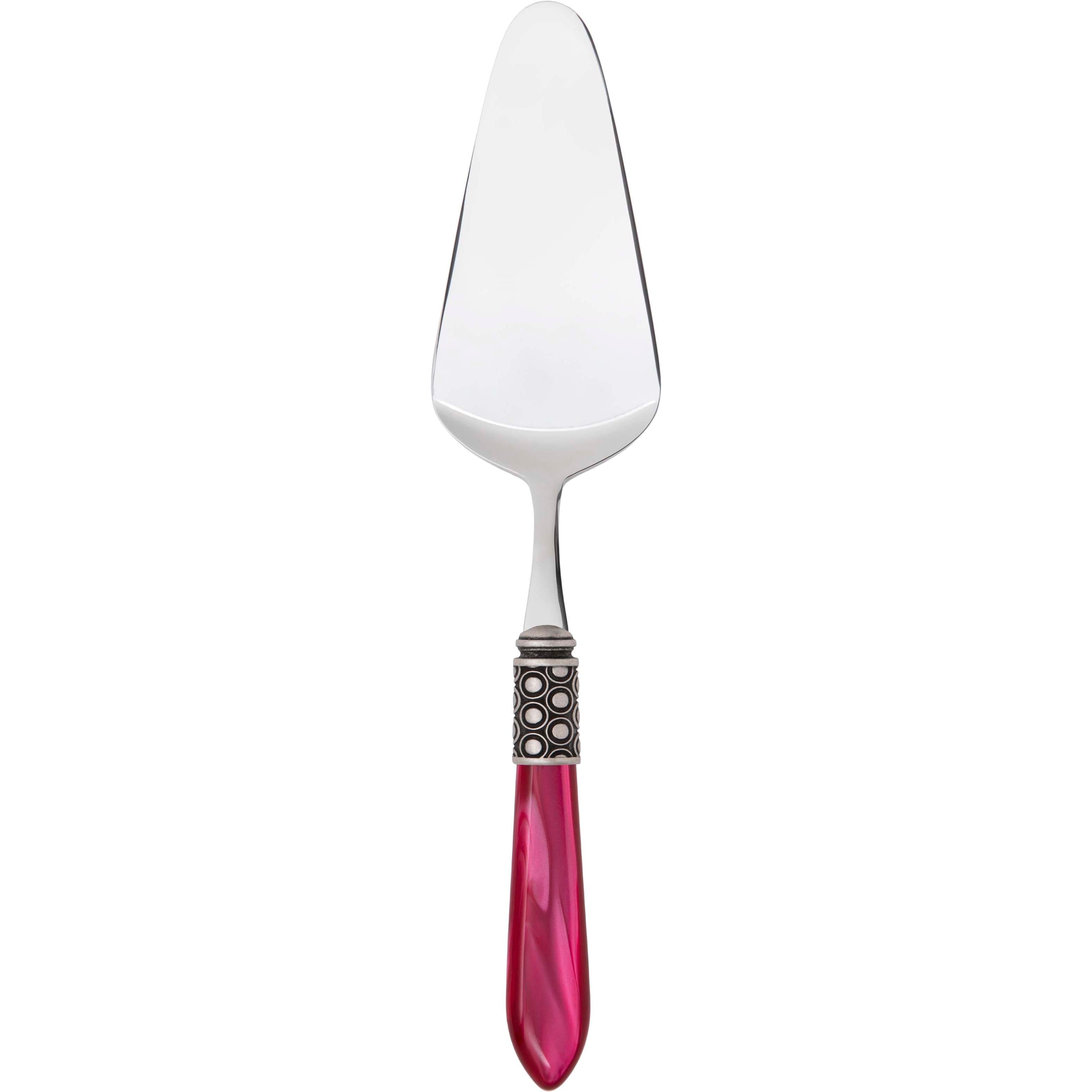 Optical Antique Cake Server - raspberry