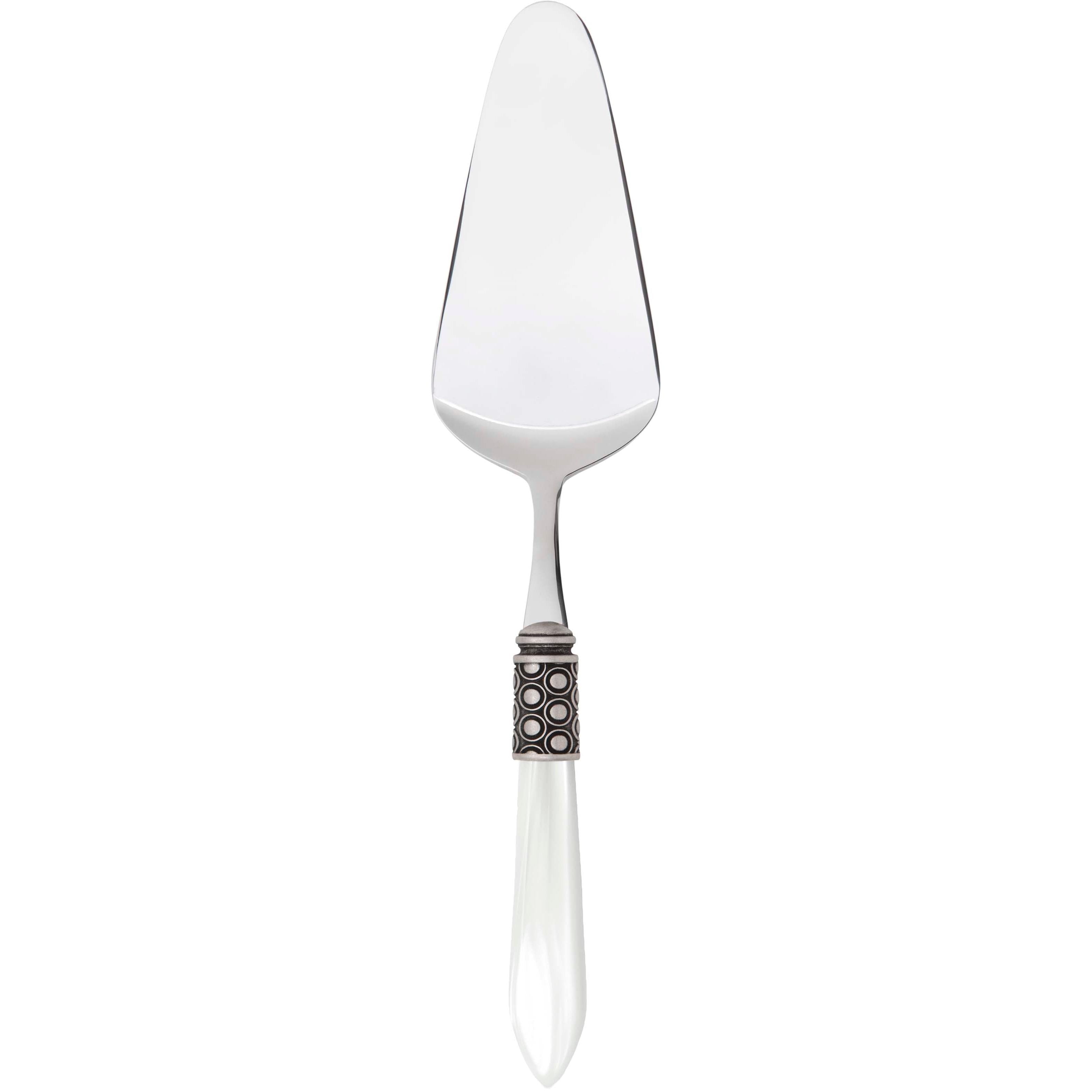 Optical Antique Cake Server - white