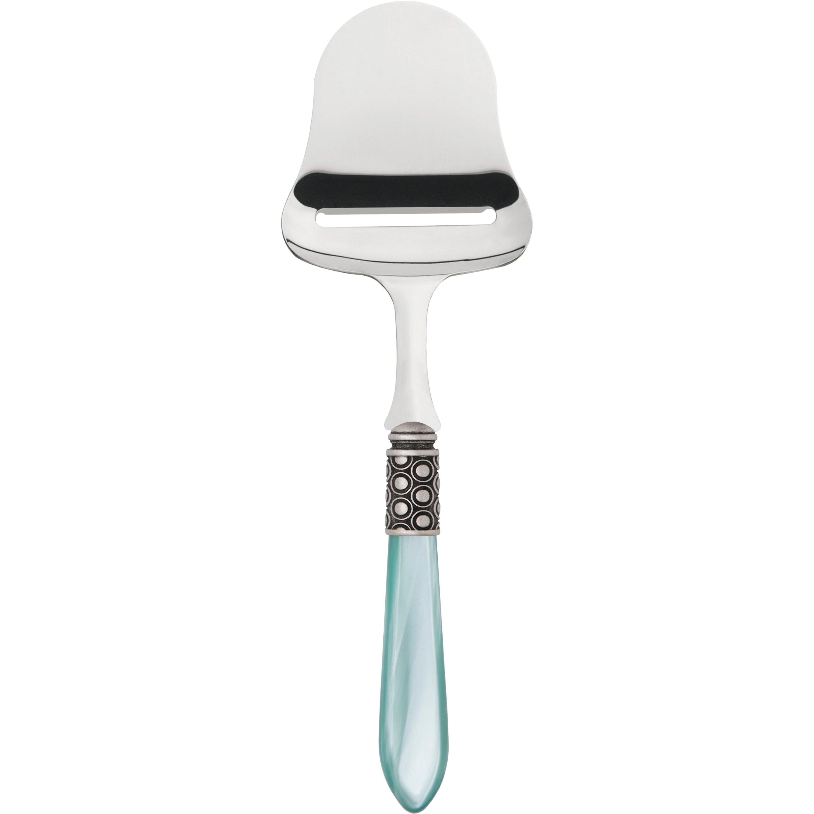 Optical Antique Cheese Slicer - aqua