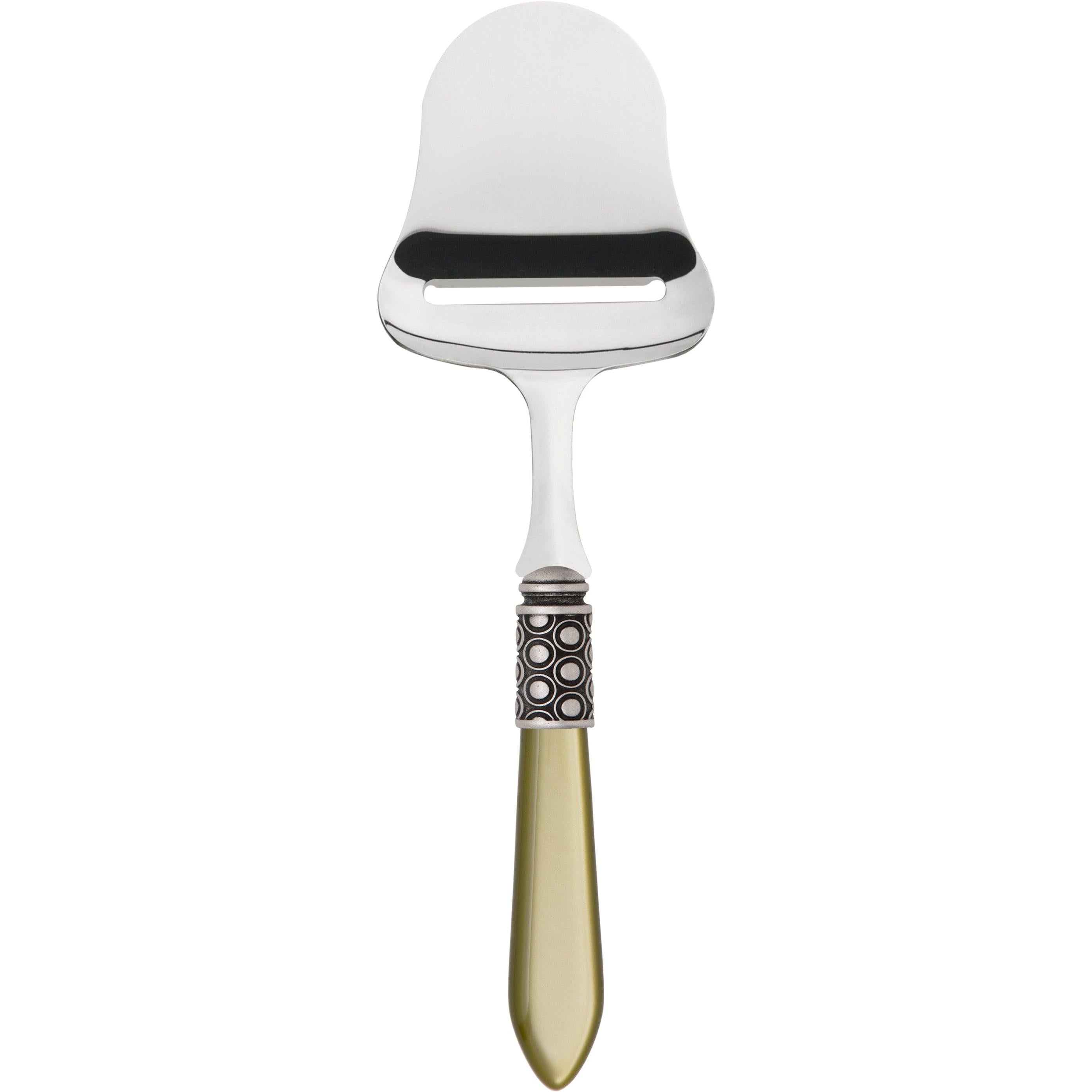 Optical Antique Cheese Slicer - chartreuse green