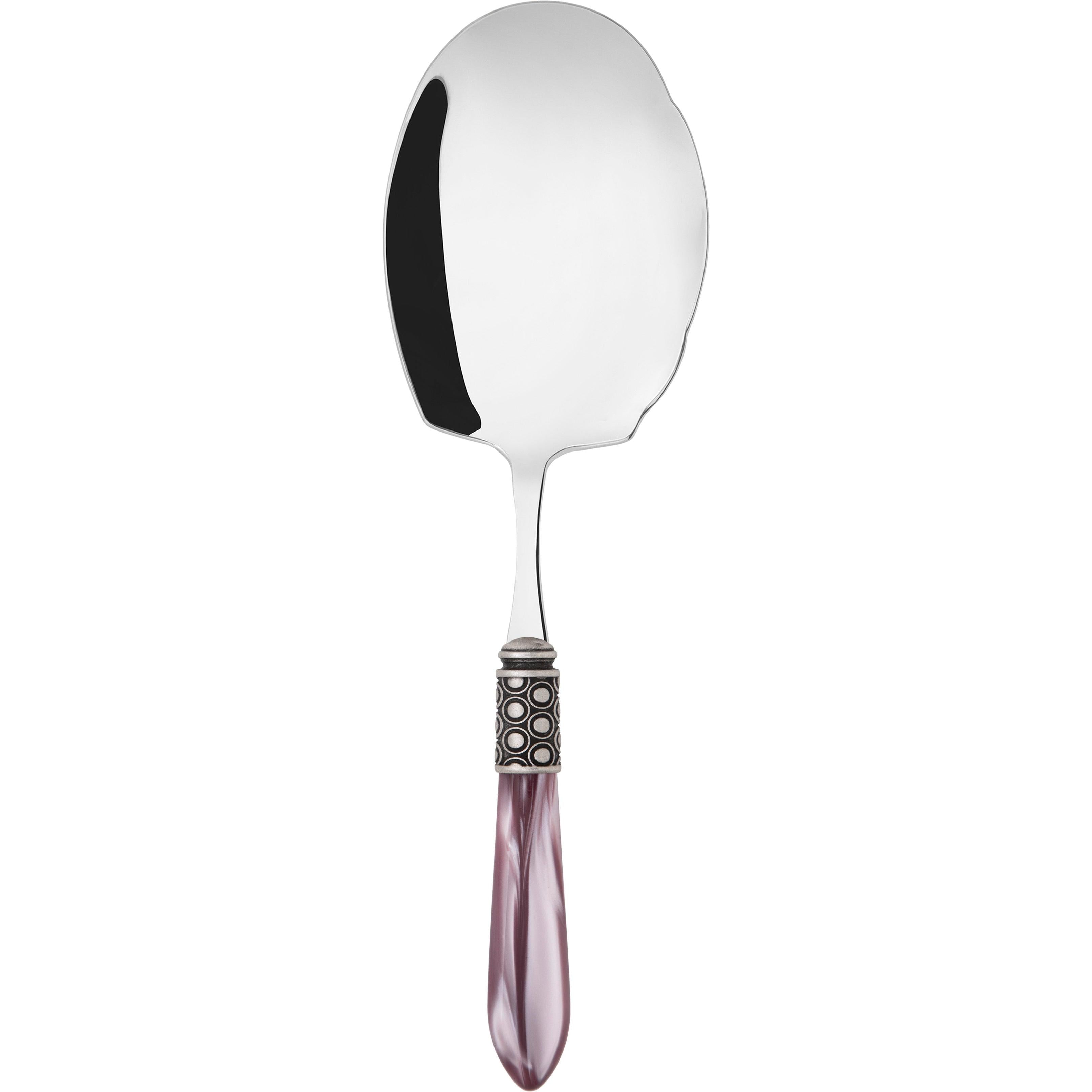 Optical Antique Kebab Serving Spoon - lilac