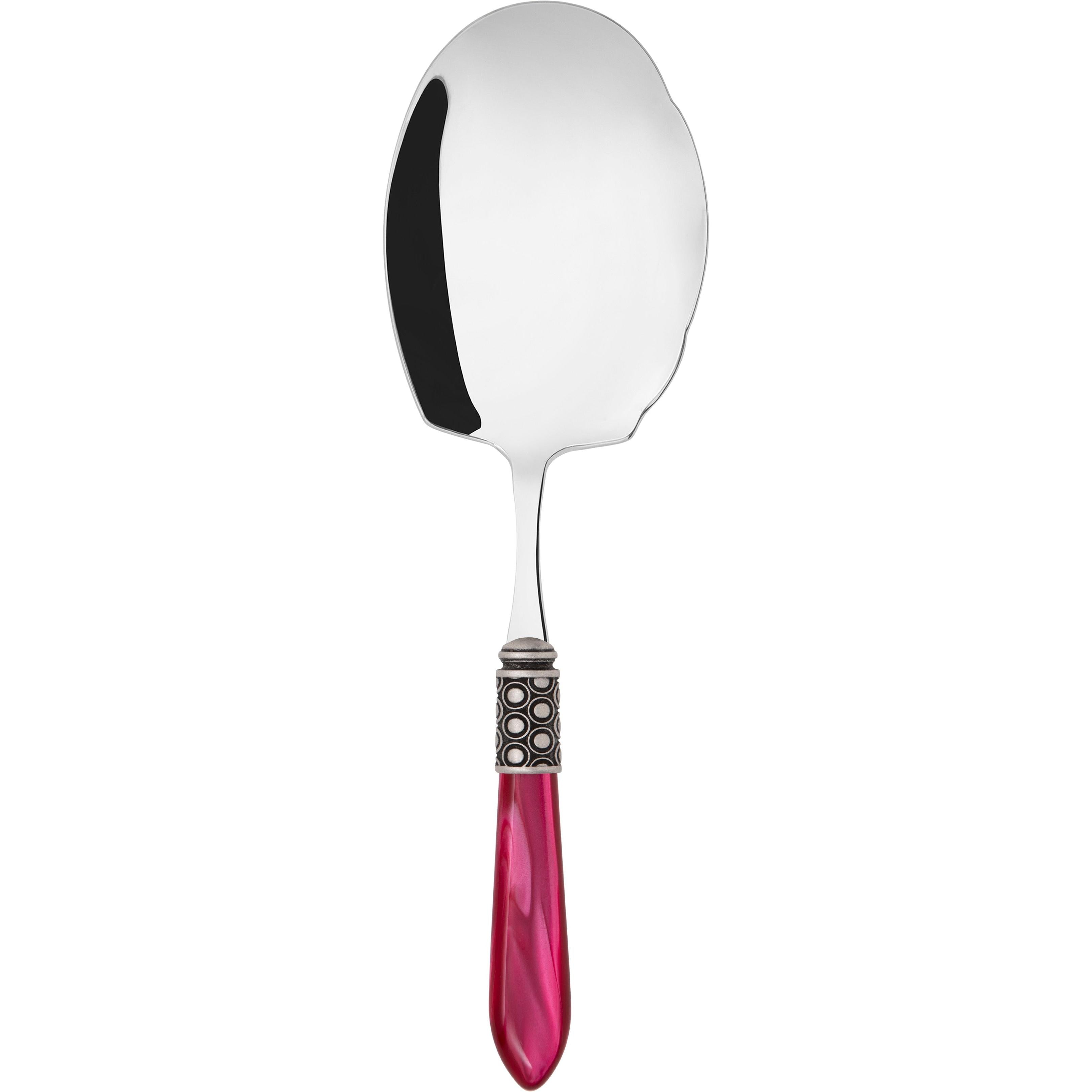 Optical Antique Kebab Serving Spoon - raspberry