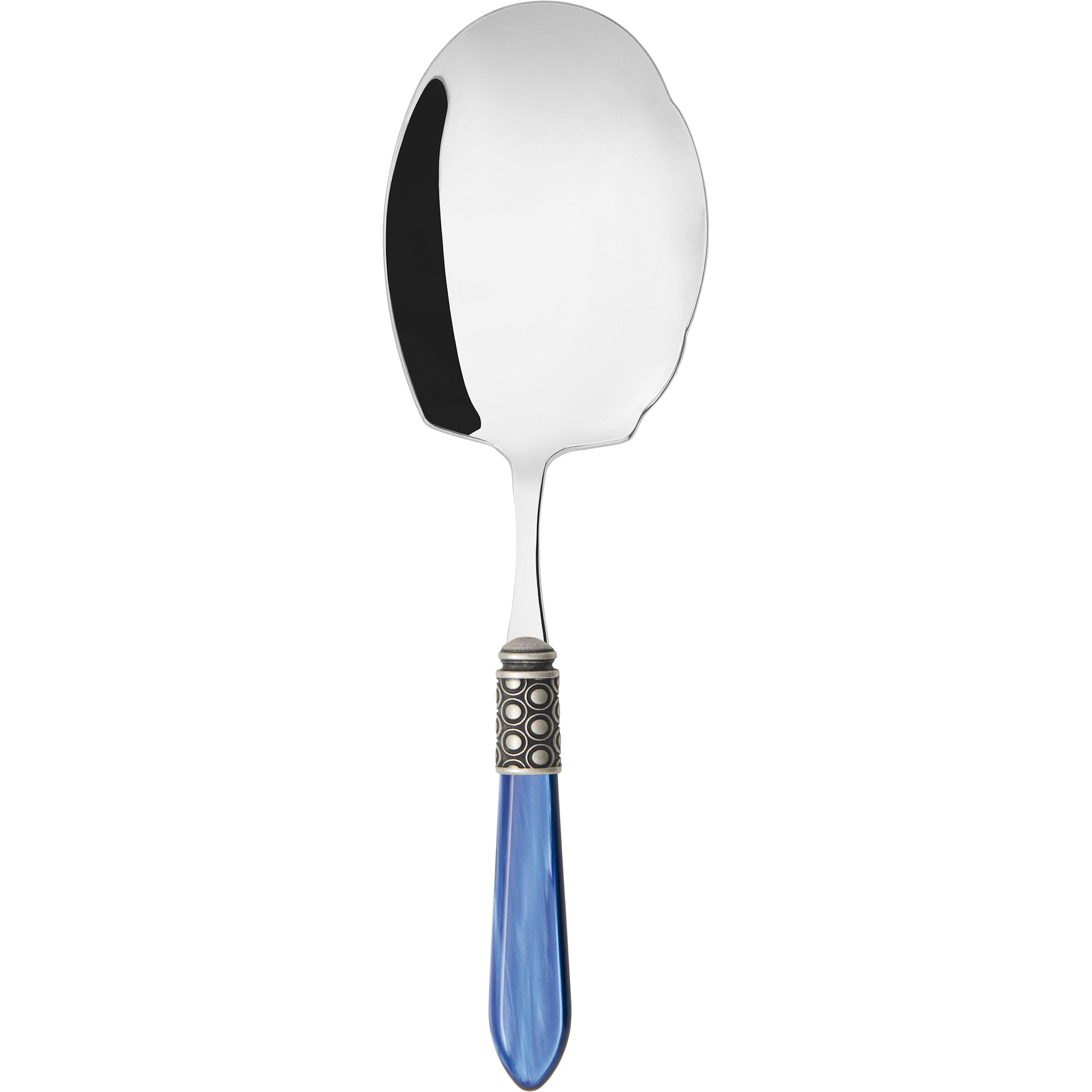 Optical Antique Kebab Serving Spoon - royal blue