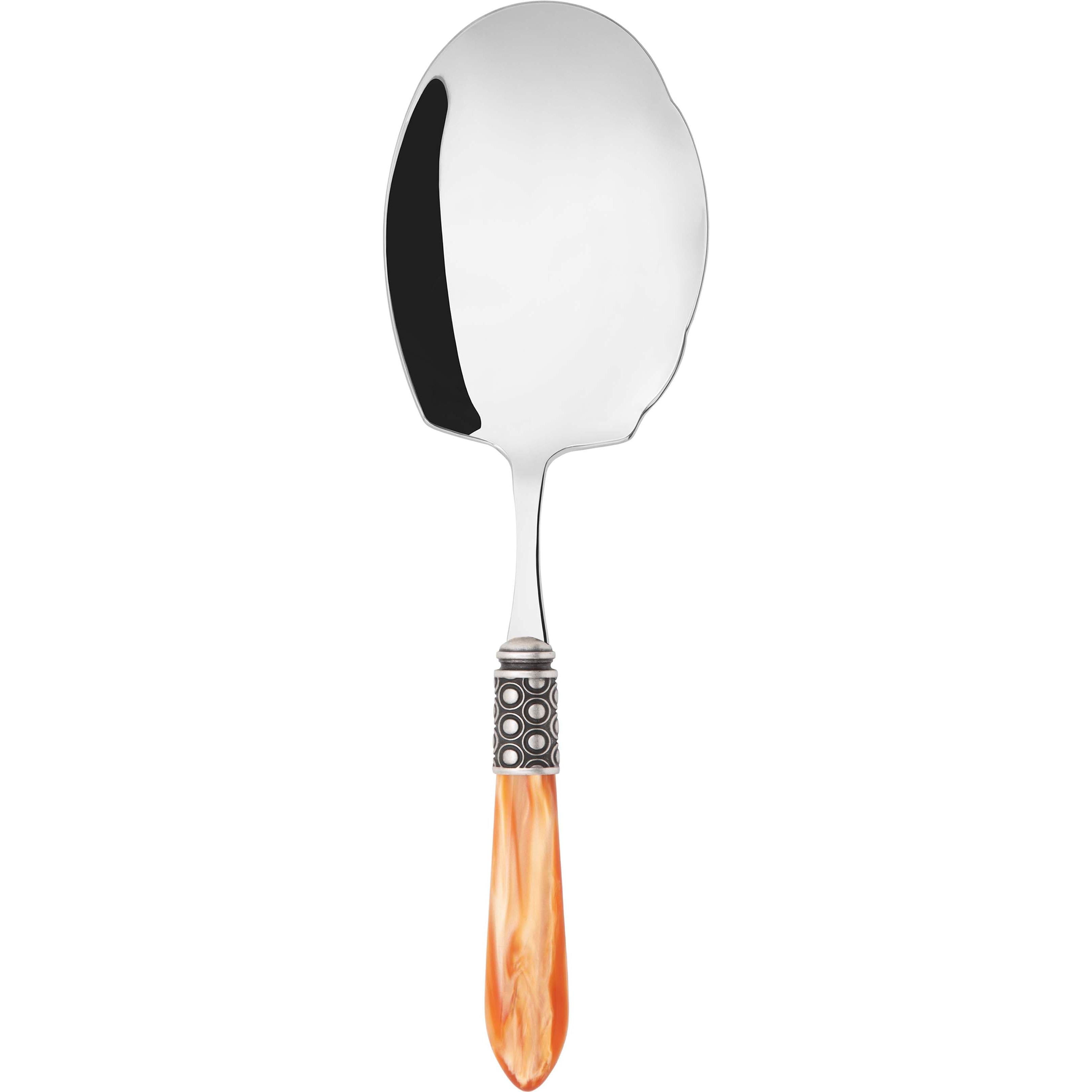 Optical Antique Kebab Serving Spoon - tangerine
