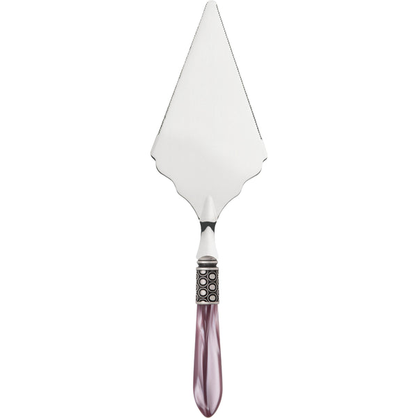 Optical Antique Large Cake Server Serrated - Lilac