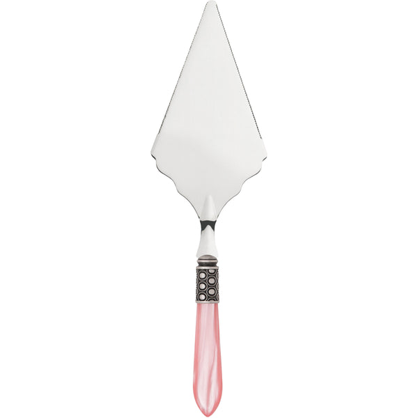Optical Antique Large Cake Server Serrated - Pink