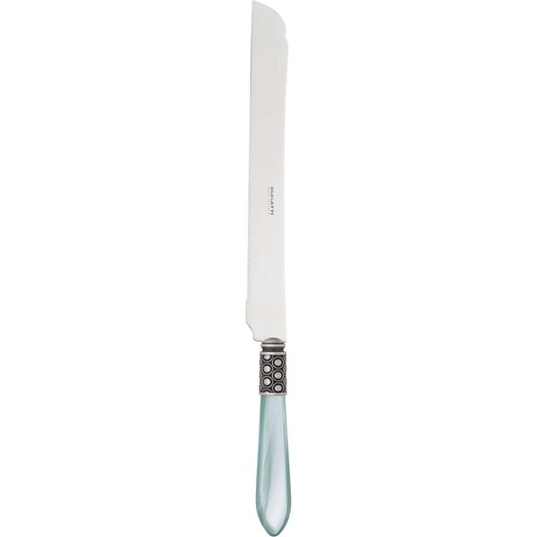 Optical Antique Long Cake Knife 32 cm (12.60 inch) - Aqua