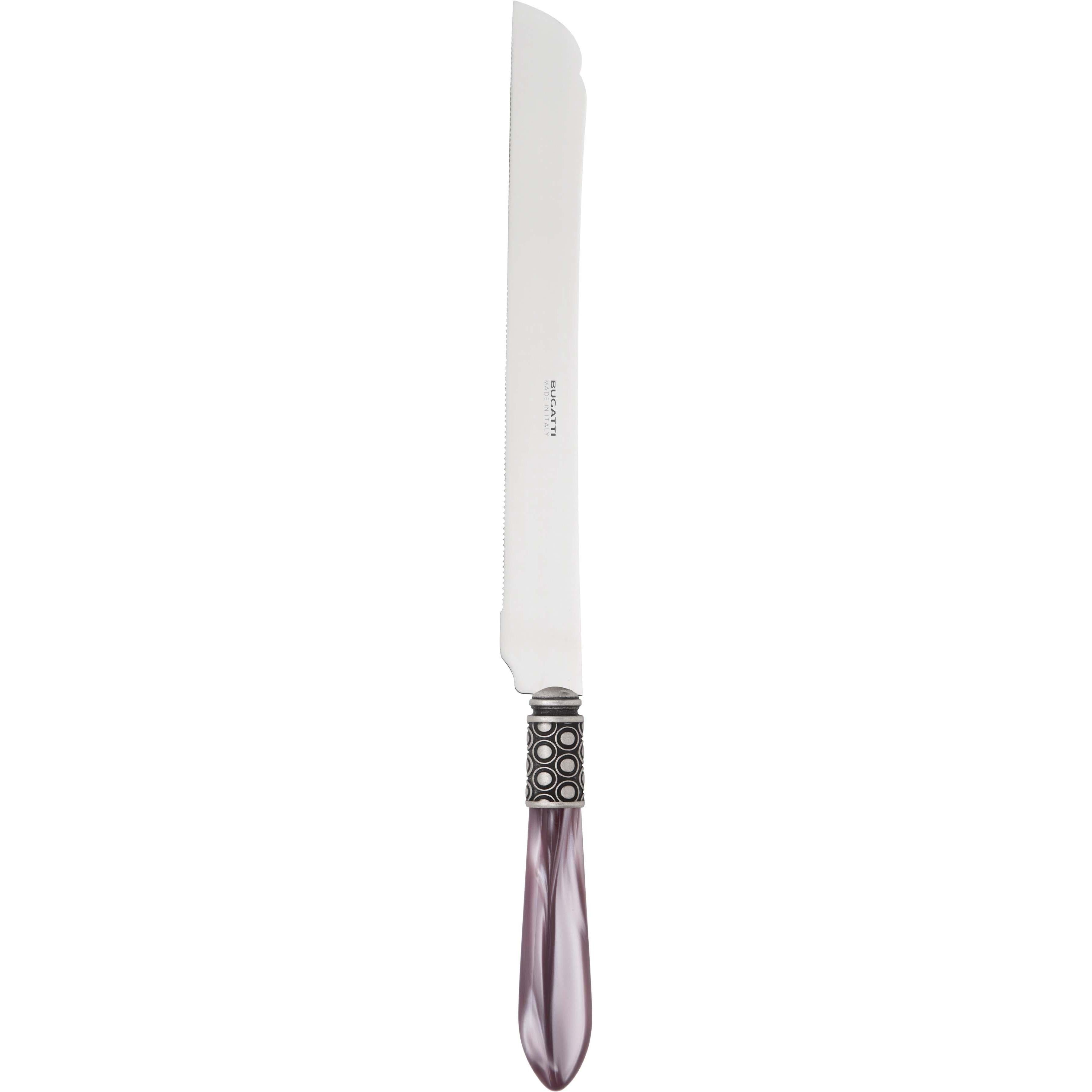 Optical Antique Long Cake Knife 32 cm (12.60 inch) - lilac