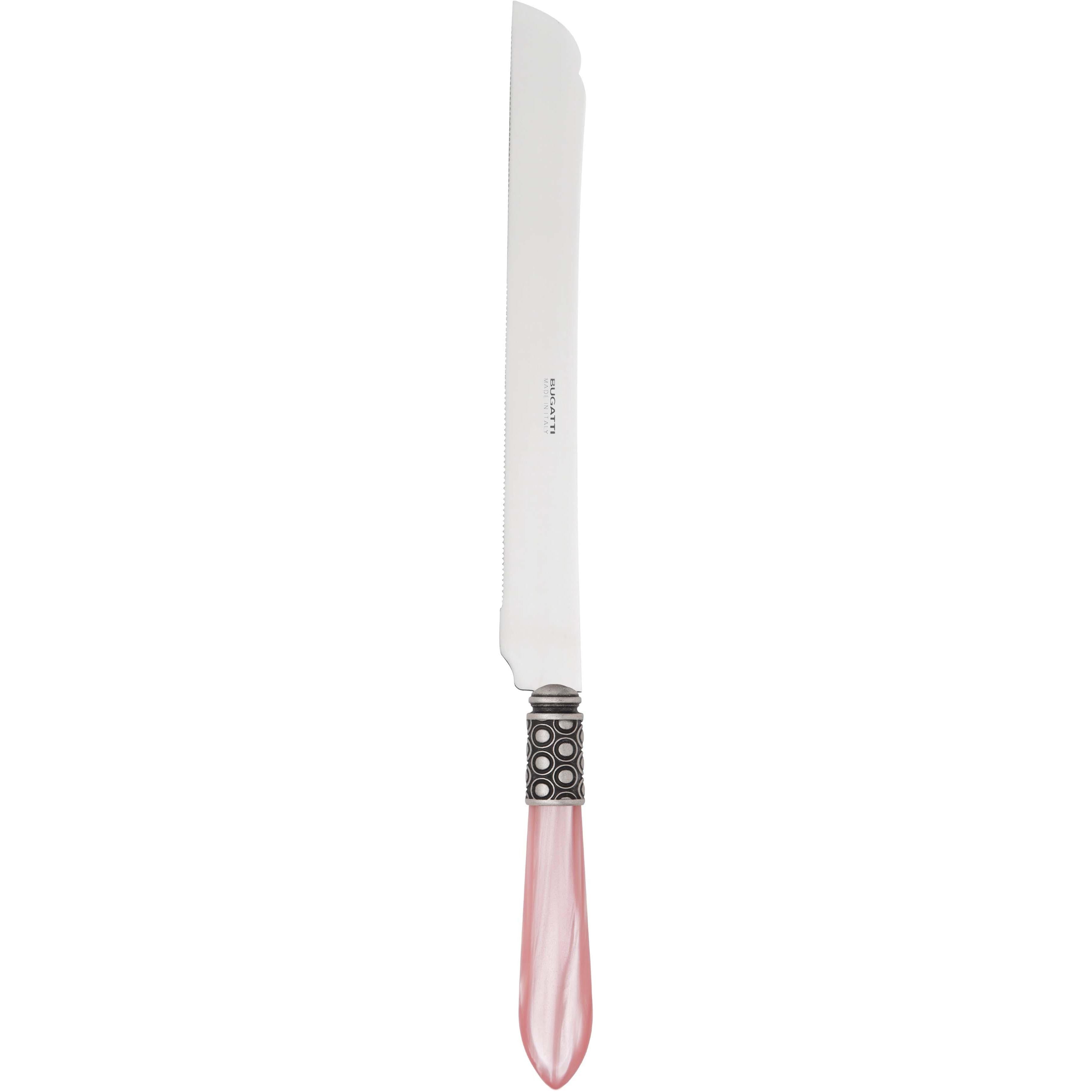 Optical Antique Long Cake Knife 32 cm (12.60 inch) - pink