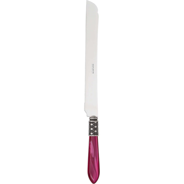 Optical Antique Long Cake Knife 32 cm (12.60 inch) - Raspberry