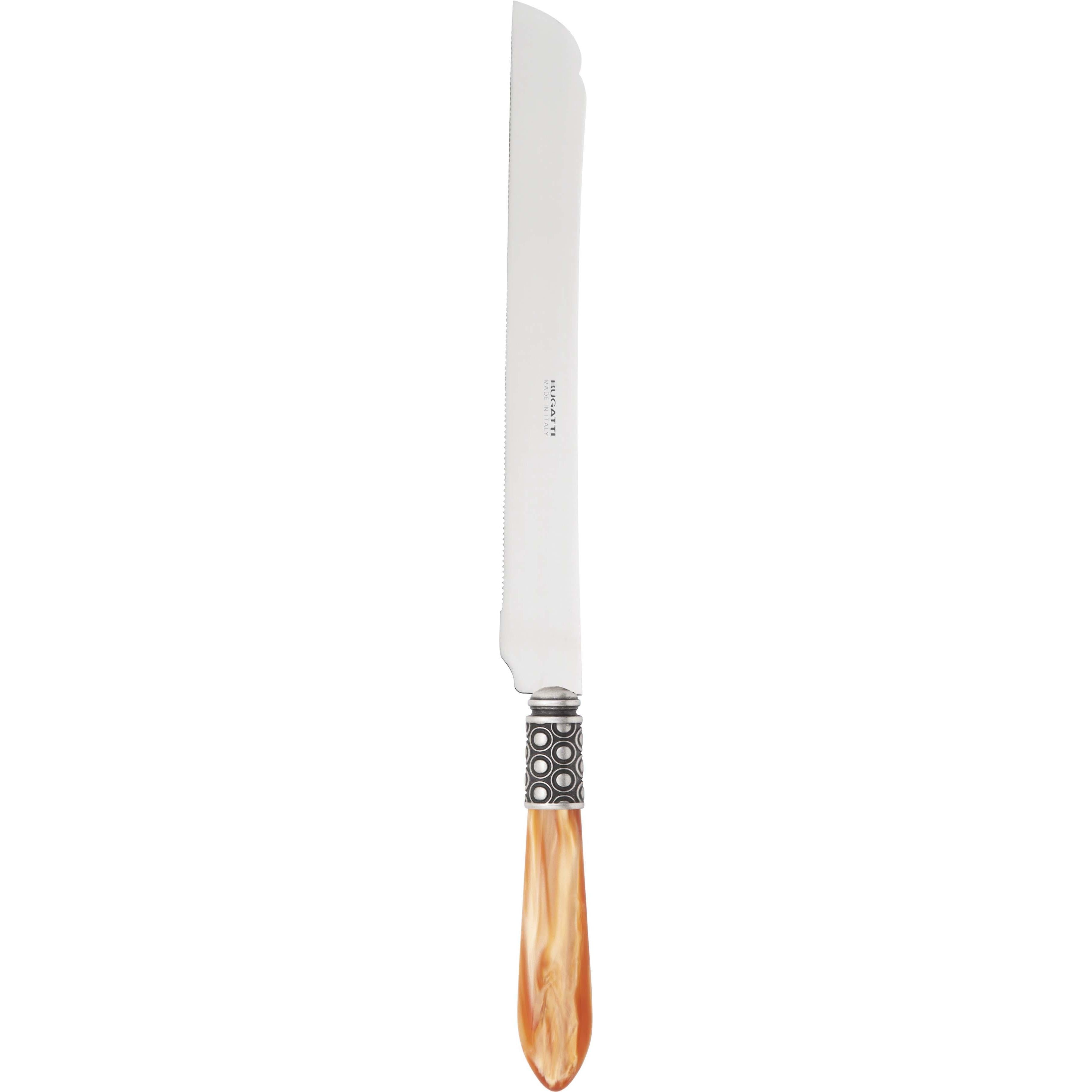 Optical Antique Long Cake Knife 32 cm (12.60 inch) - tangerine