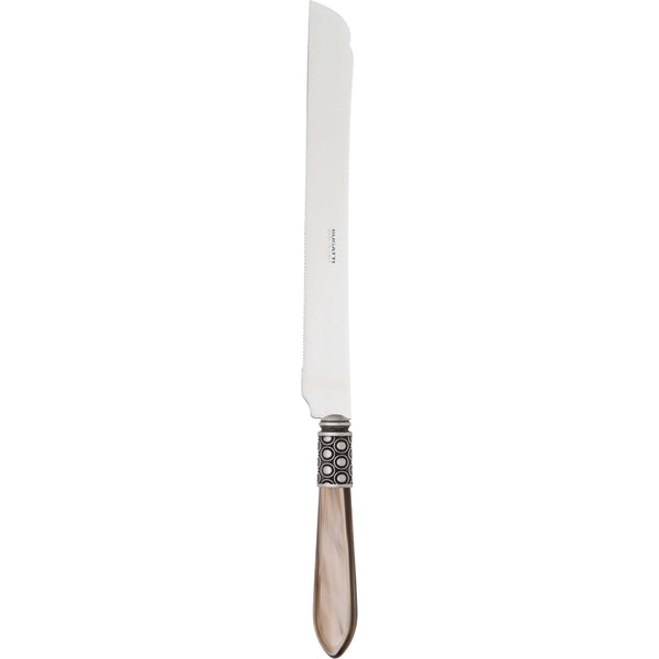 Optical Antique Long Cake Knife 32 cm (12.60 inch) - Taupe