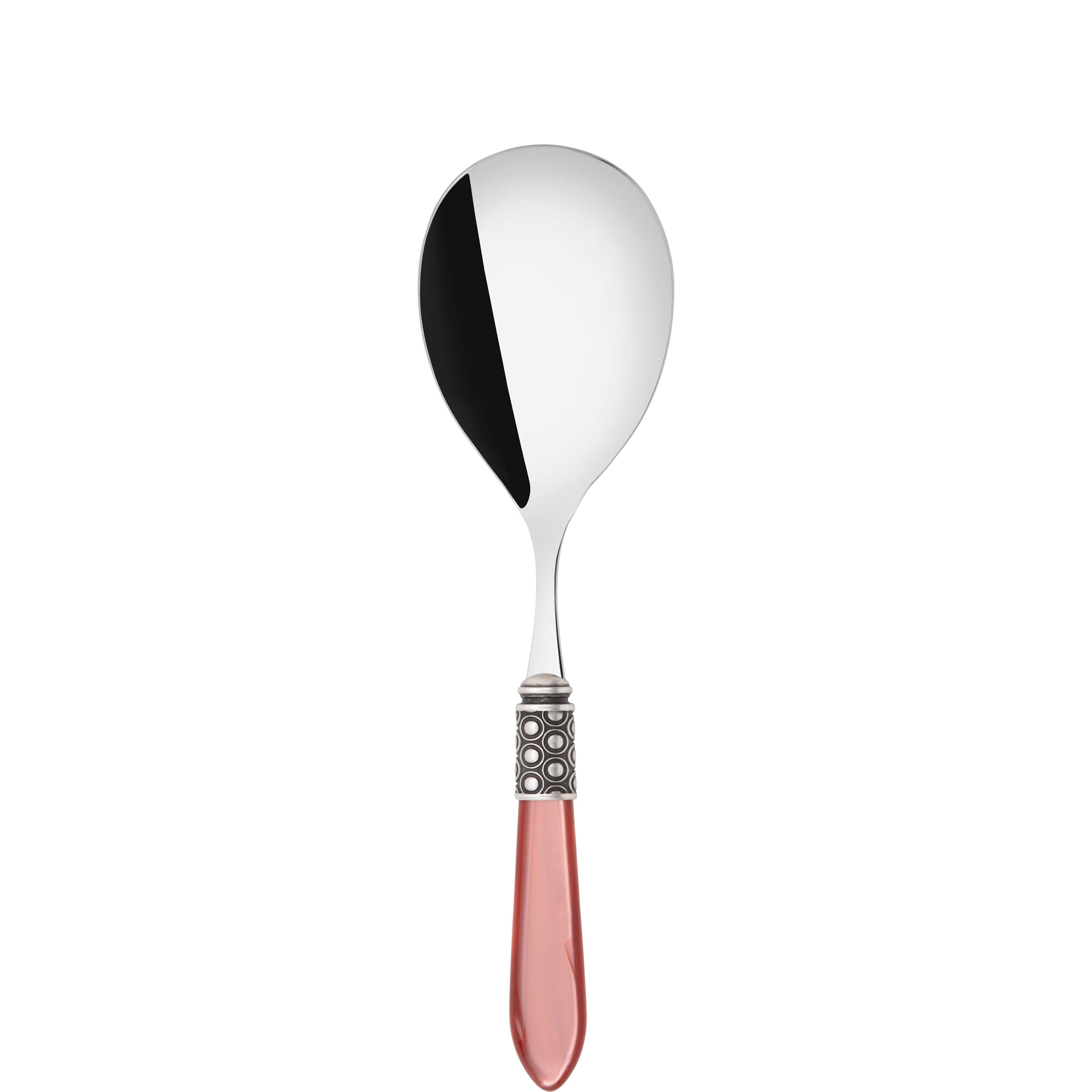 Optical Antique Rice Casserole Serving Spoon in gift box - rust