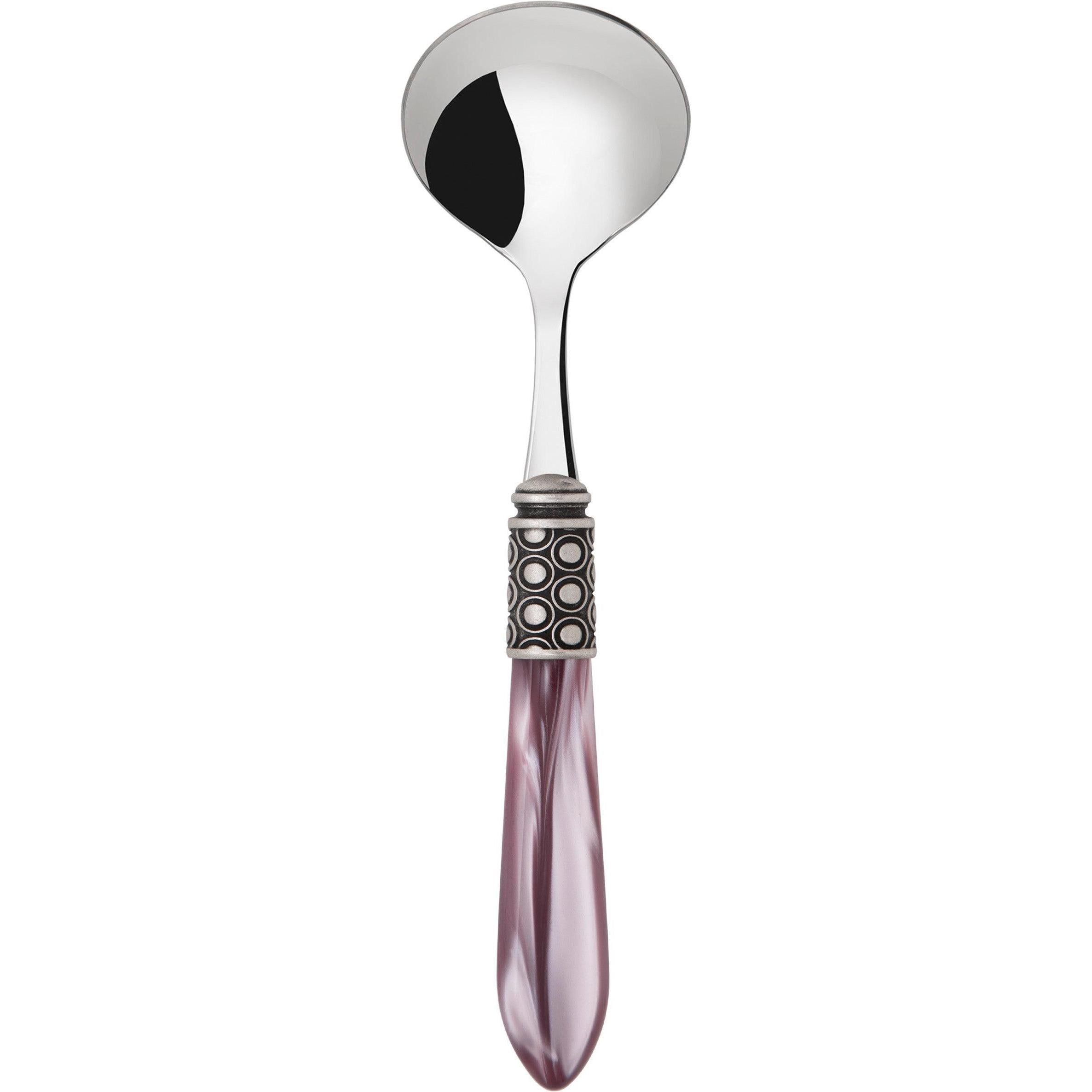 Optical Antique Sauce / Gravy Ladle - lilac