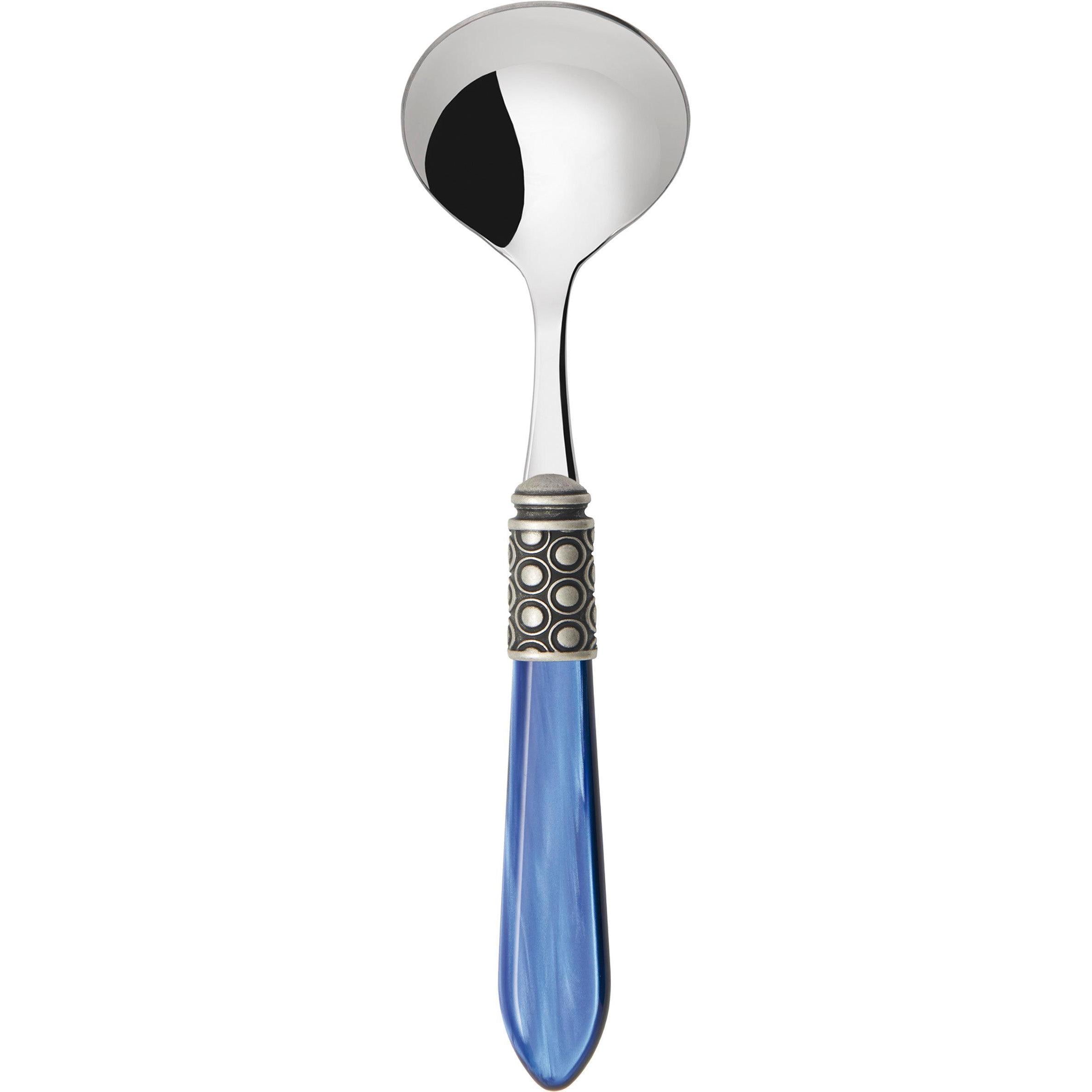 Optical Antique Sauce / Gravy Ladle - royal blue