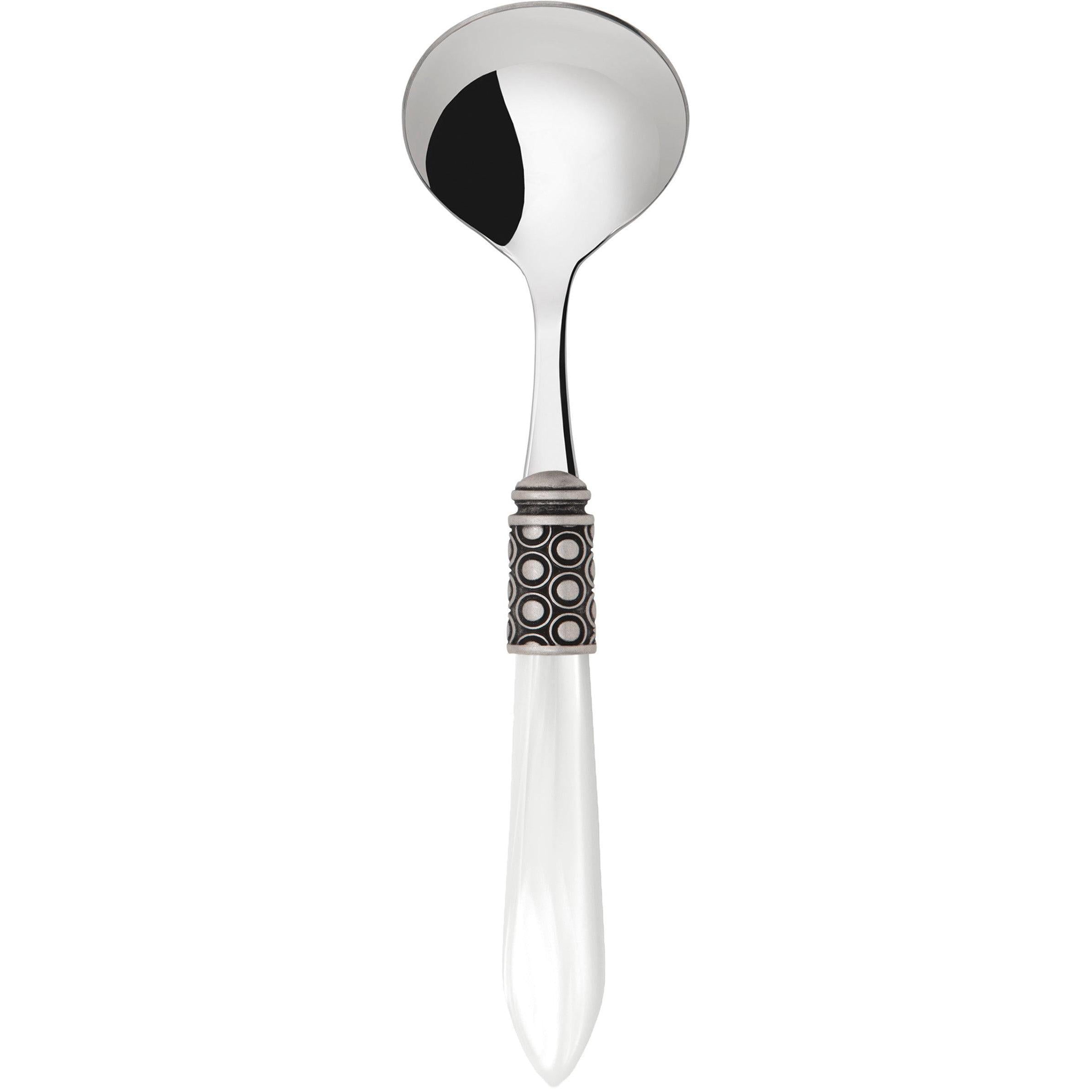Optical Antique Sauce / Gravy Ladle - white