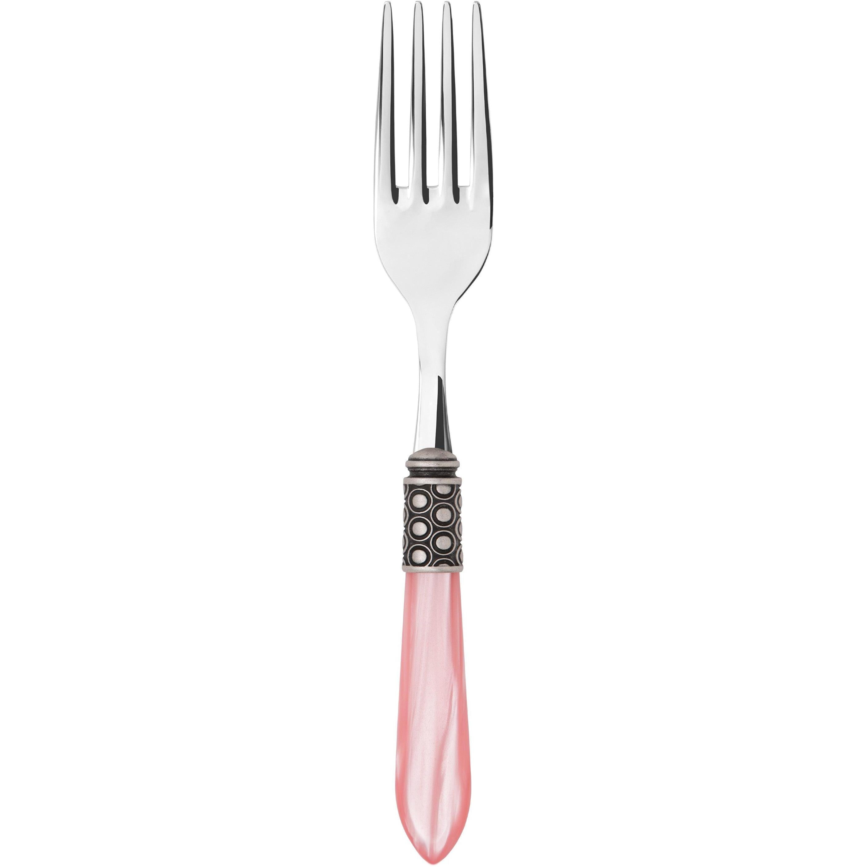 Optical Antique Serving Fork - pink