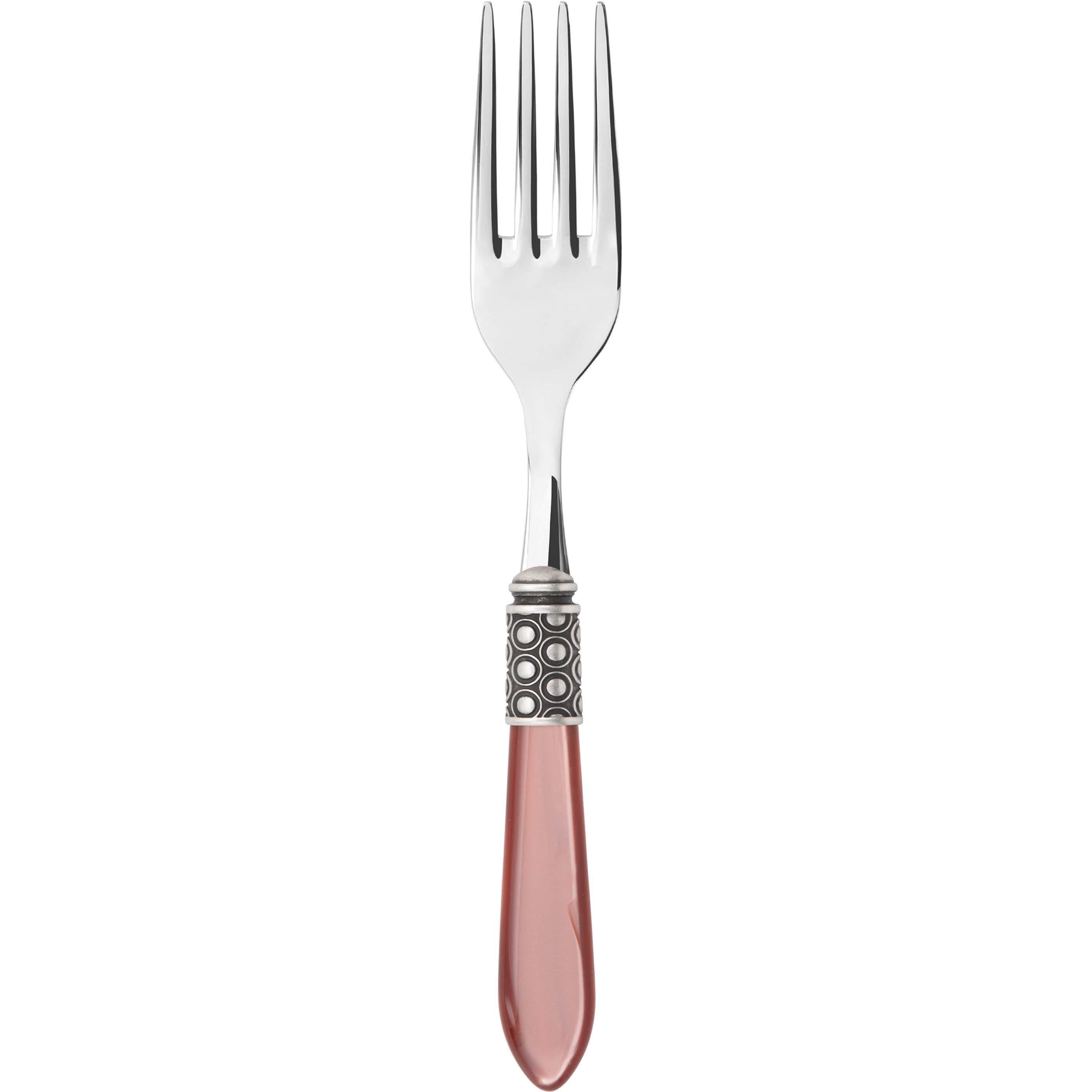 Optical Antique Serving Fork - rust