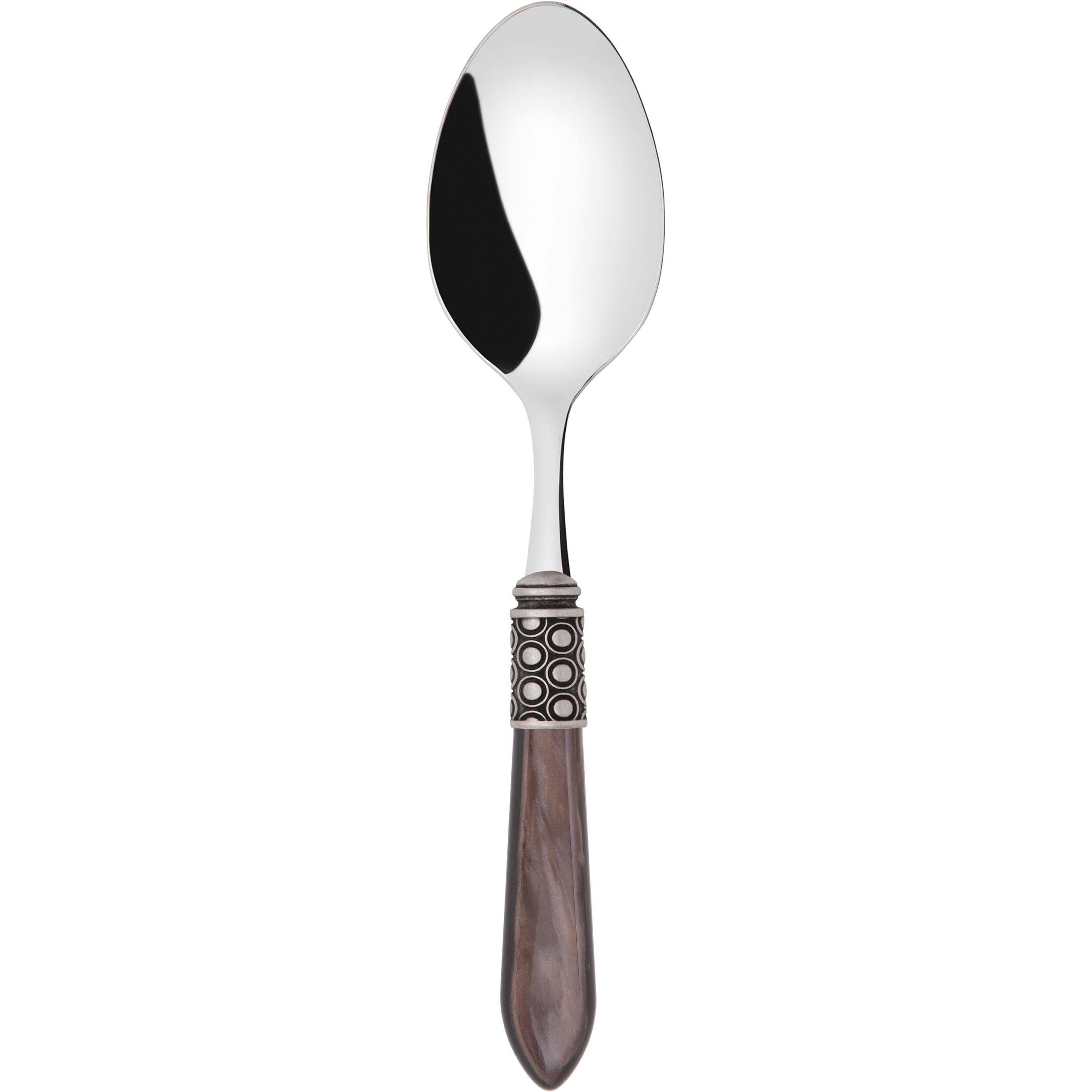 Optical Antique Serving Spoon - chocolate