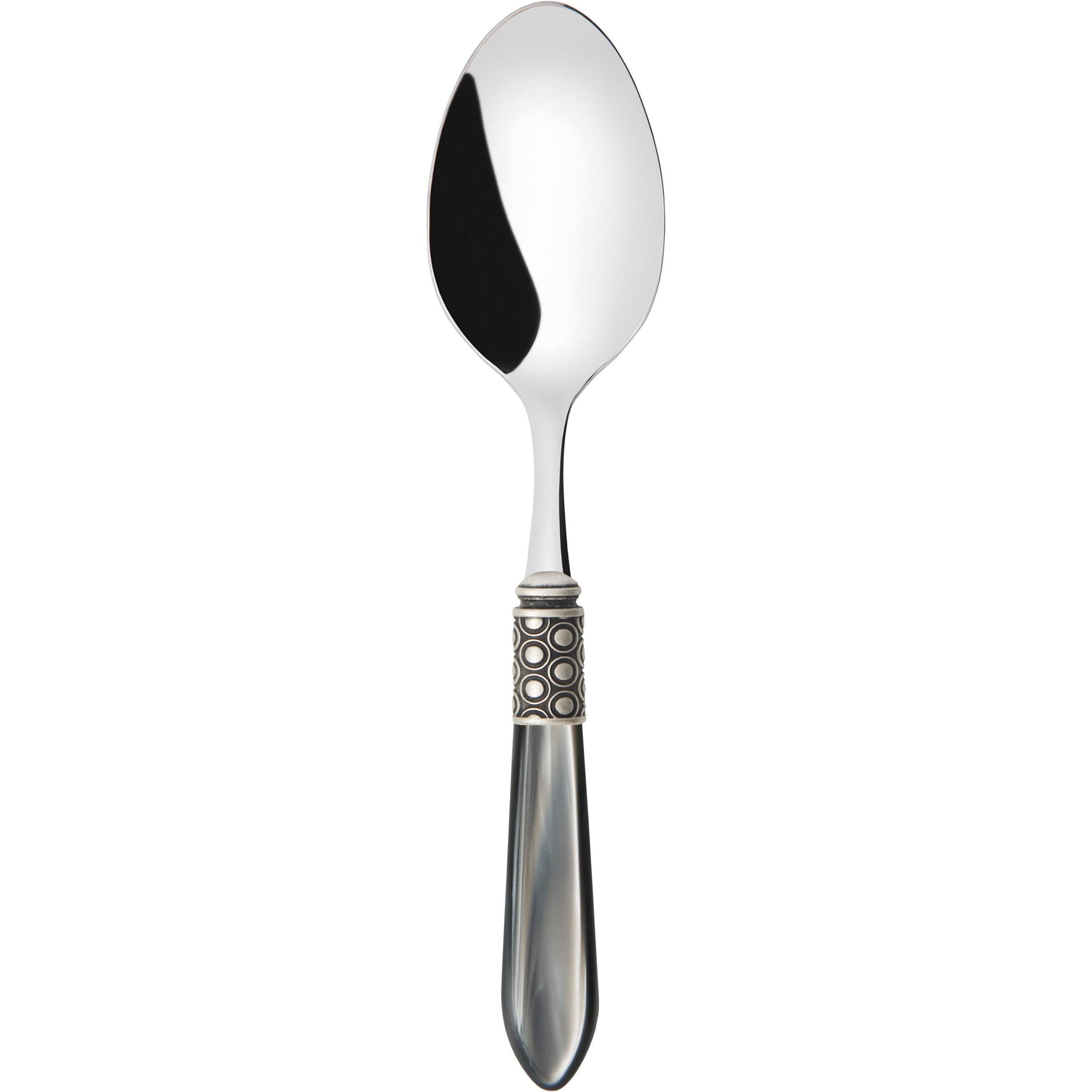 Optical Antique Serving Spoon - gray