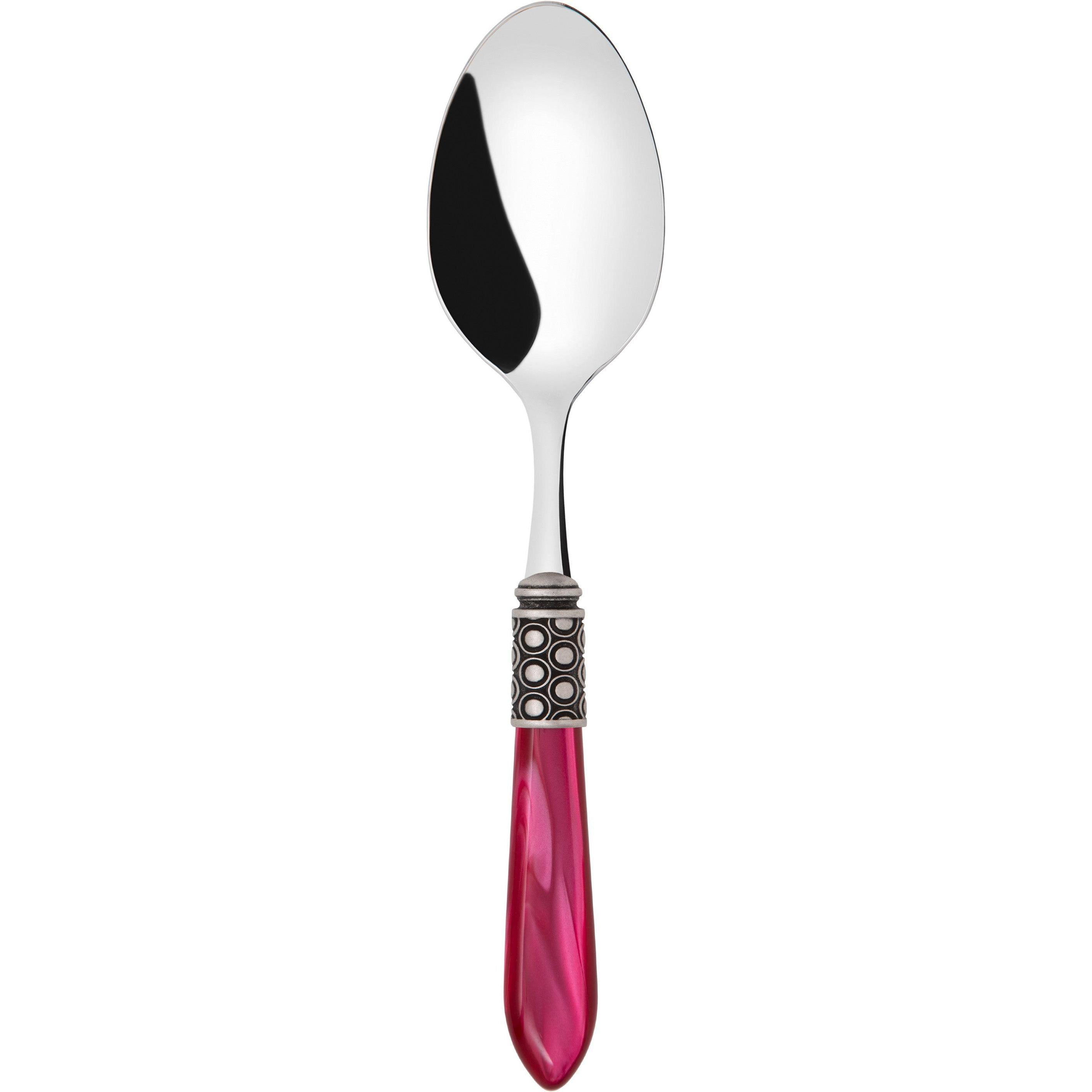 Optical Antique Serving Spoon - raspberry