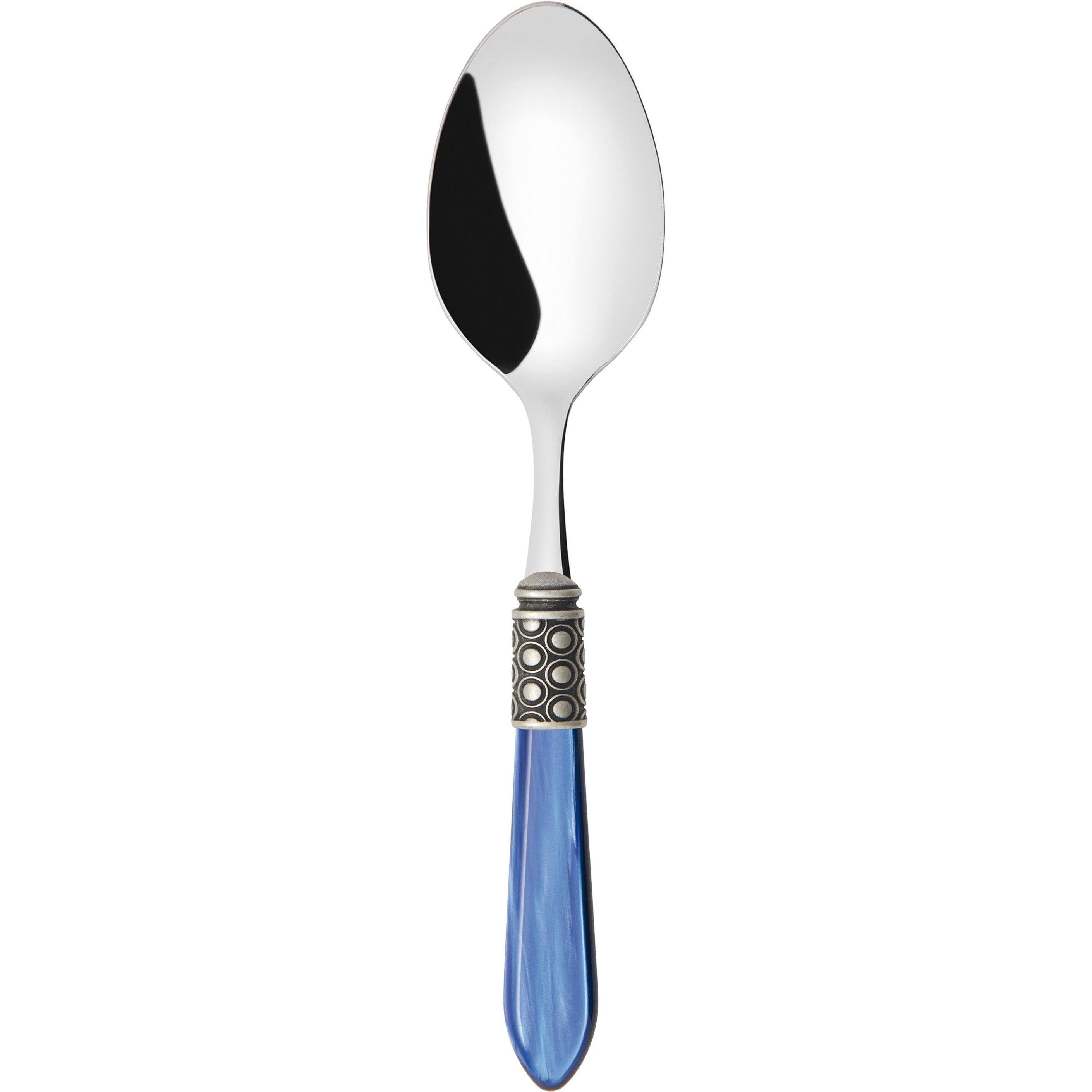 Optical Antique Serving Spoon - royal blue