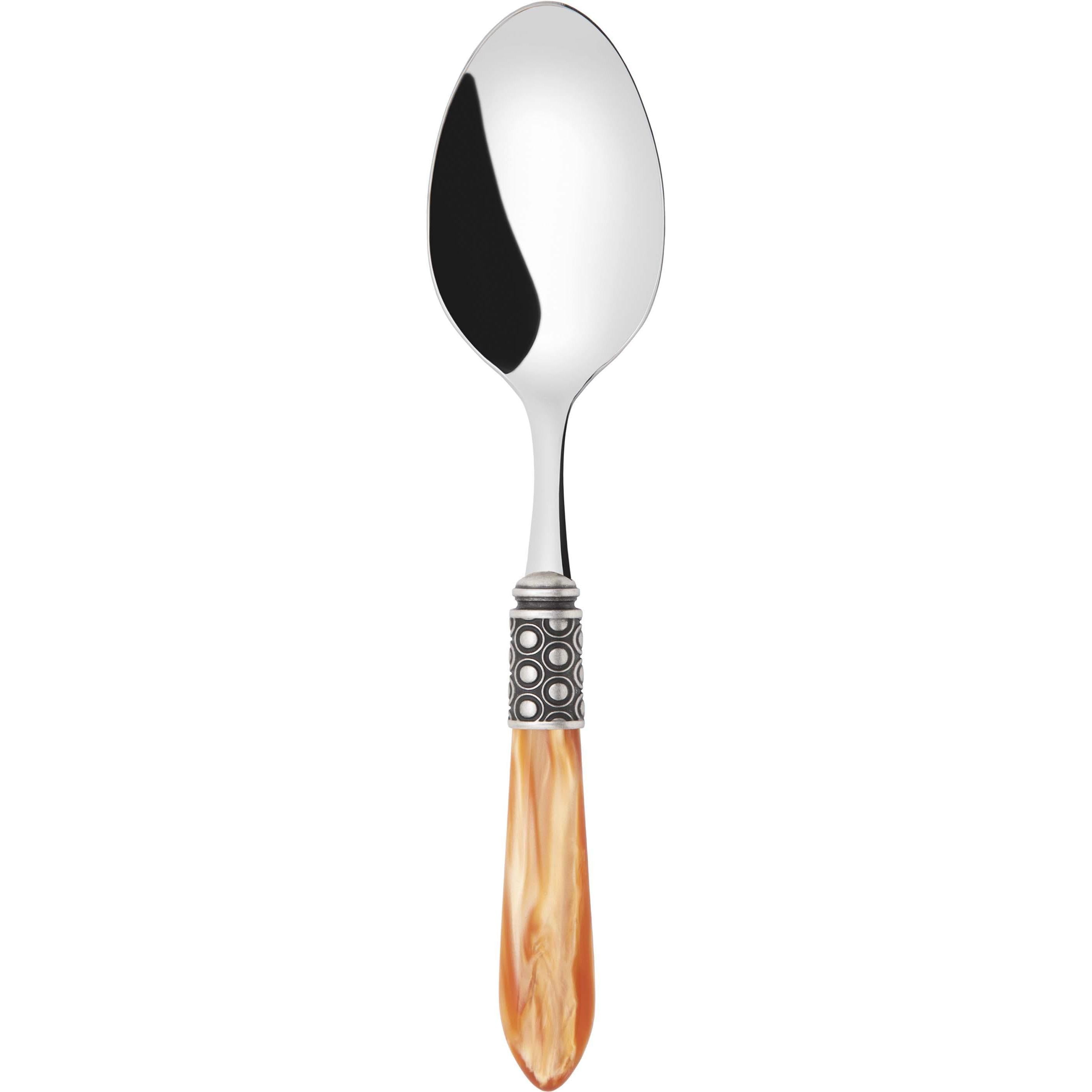 Optical Antique Serving Spoon - tangerine