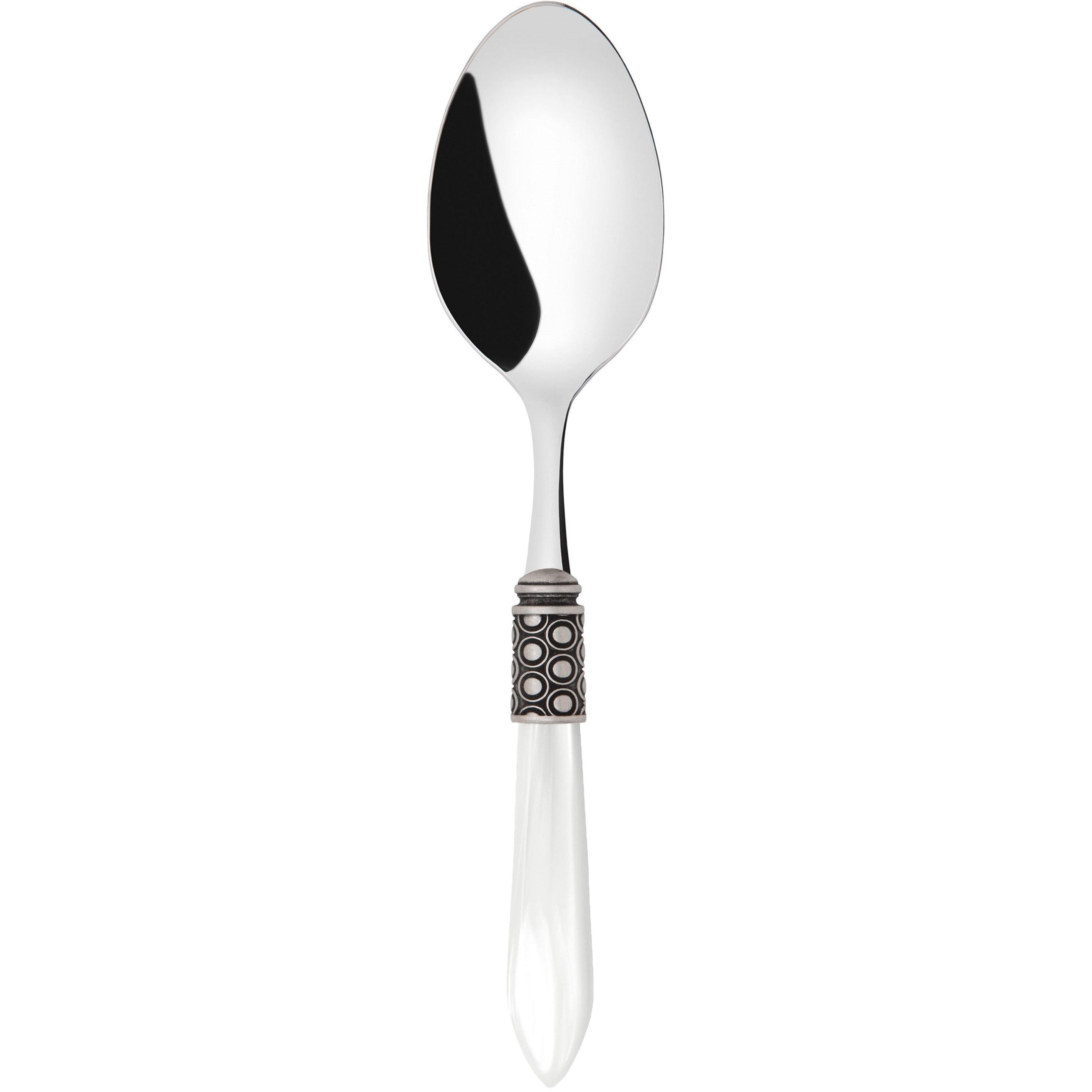 Optical Antique Serving Spoon - white