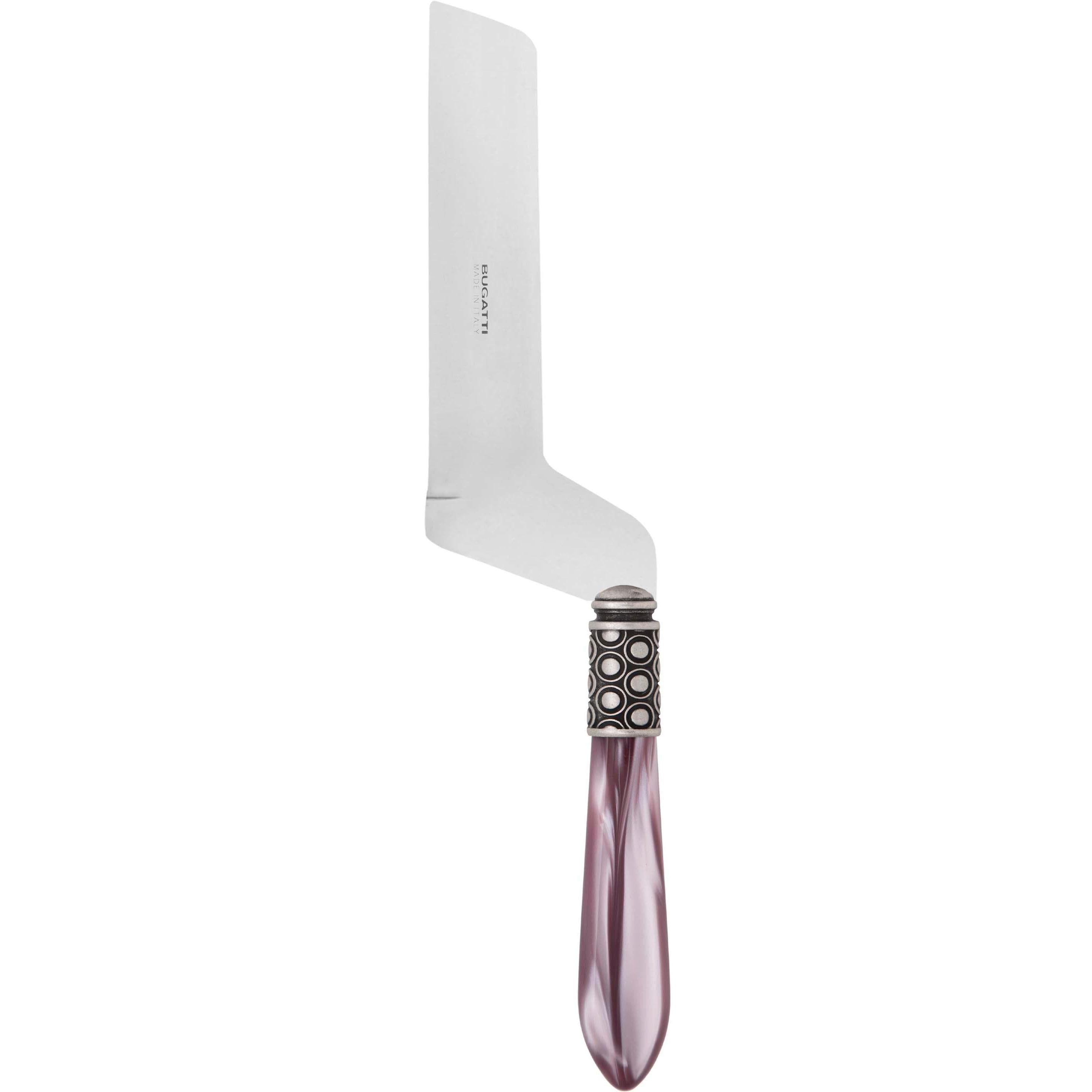 Optical Antique Soft Cheese Offset Knife - lilac