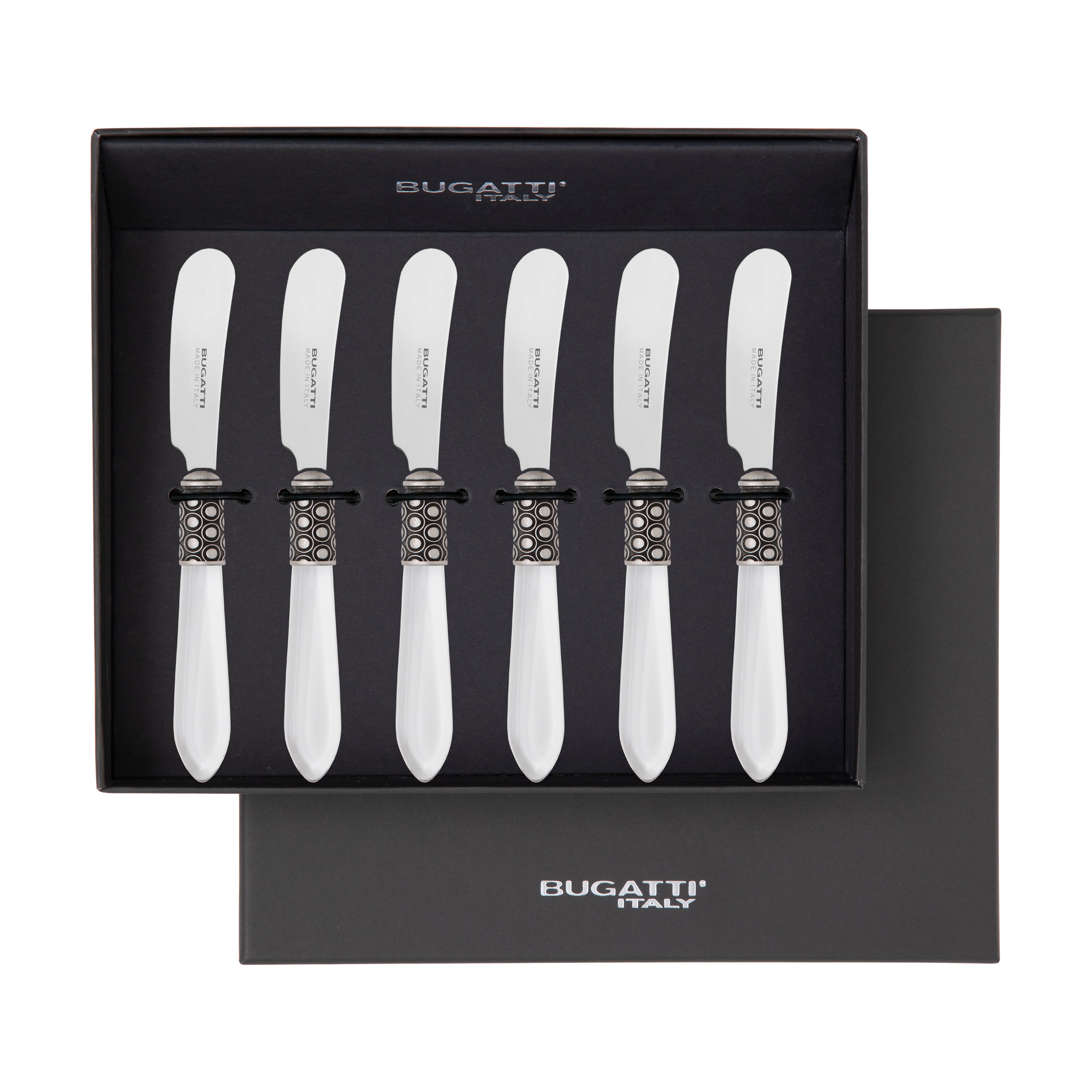 Optical Antique Spreader / Butter Knife Set - clear
