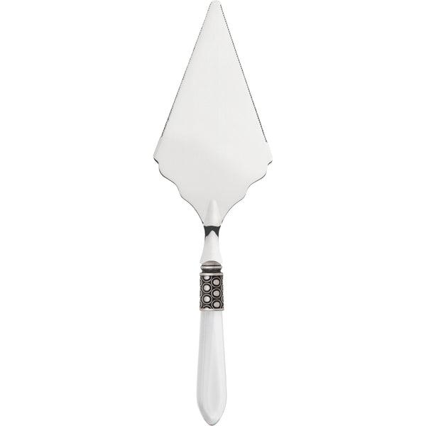 Optical Antique Large Cake Server Serrated - clear